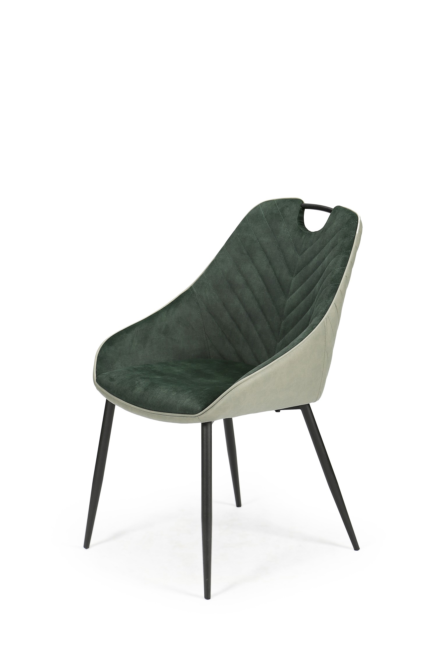 K412 chair, color: dark green / light green DIOMMI V-CH-K/412-KR-C.ZIELONY/J.ZIELONY DIOMMI-60-21148 K412 chair, color: dark green / light green DIOMMI V-CH-K/412-KR-C.ZIELONY/J.ZIELONY DIOMMI-60-21148
