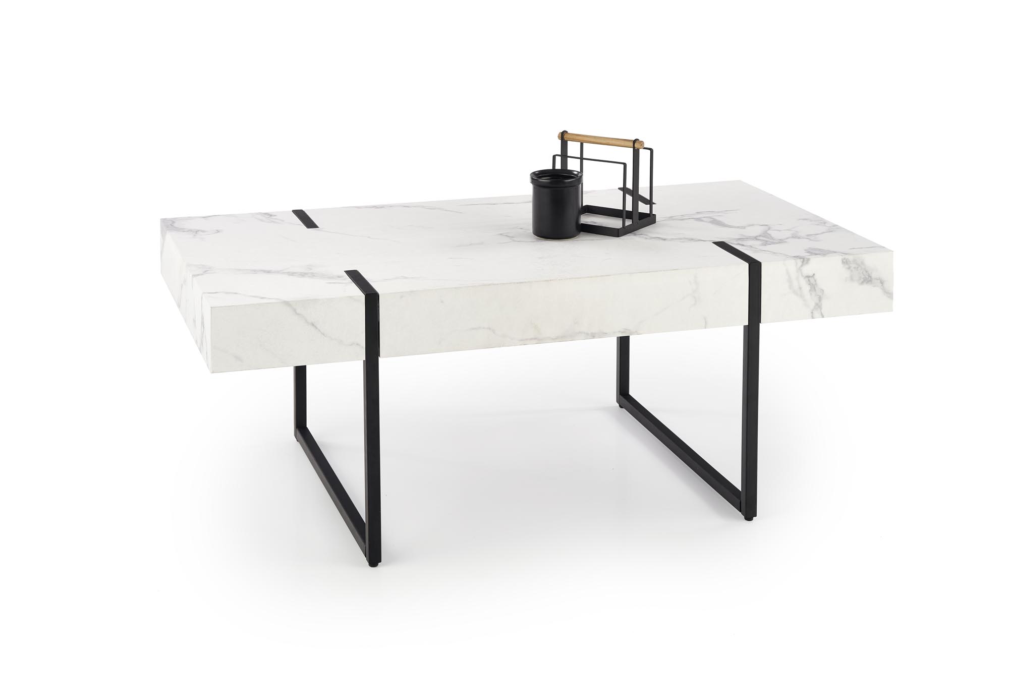 BLANCA c. table white marble / black DIOMMI V-CH-BLANCA-LAW DIOMMI-60-20438