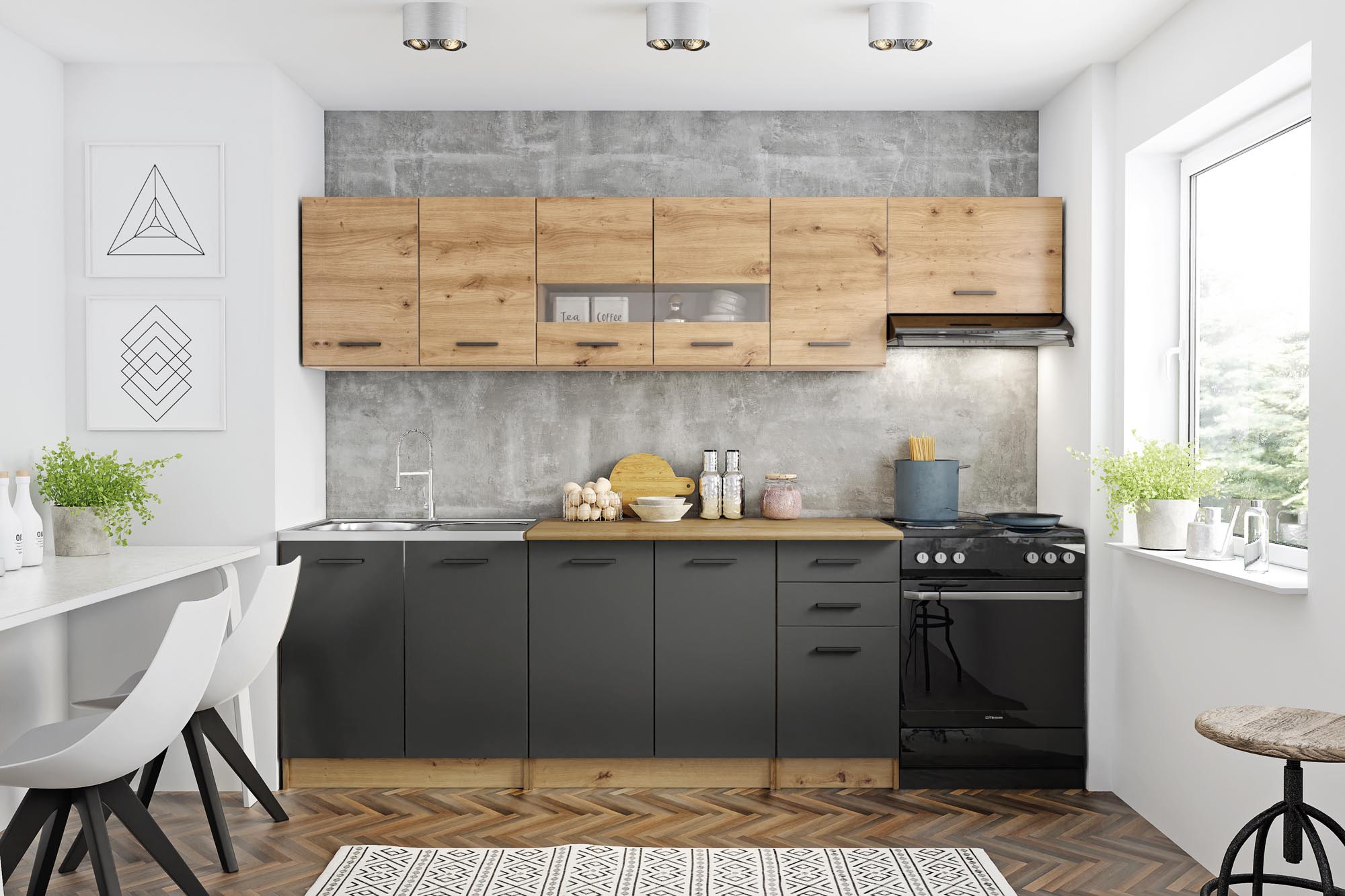 PERŁA 260 – ARTISAN OAK/DARK GREY DIOMMI V-PL-K-PERŁA 260-ARTISAN/C.POPIEL DIOMMI-60-22246 PERŁA 260 – ARTISAN OAK/DARK GREY DIOMMI V-PL-K-PERŁA 260-ARTISAN/C.POPIEL DIOMMI-60-22246