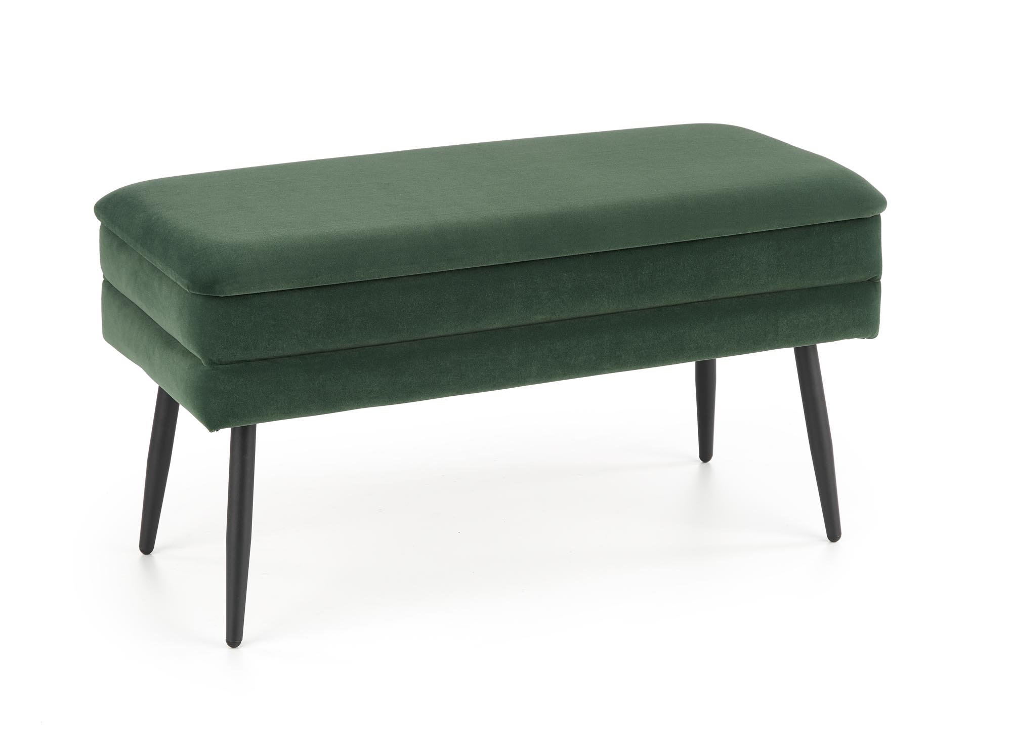 VELVA bench color: dark green / black DIOMMI V-CH-VELVA-C.ZIELONY/CZARNY DIOMMI-60-21939 VELVA bench color: dark green / black DIOMMI V-CH-VELVA-C.ZIELONY/CZARNY DIOMMI-60-21939