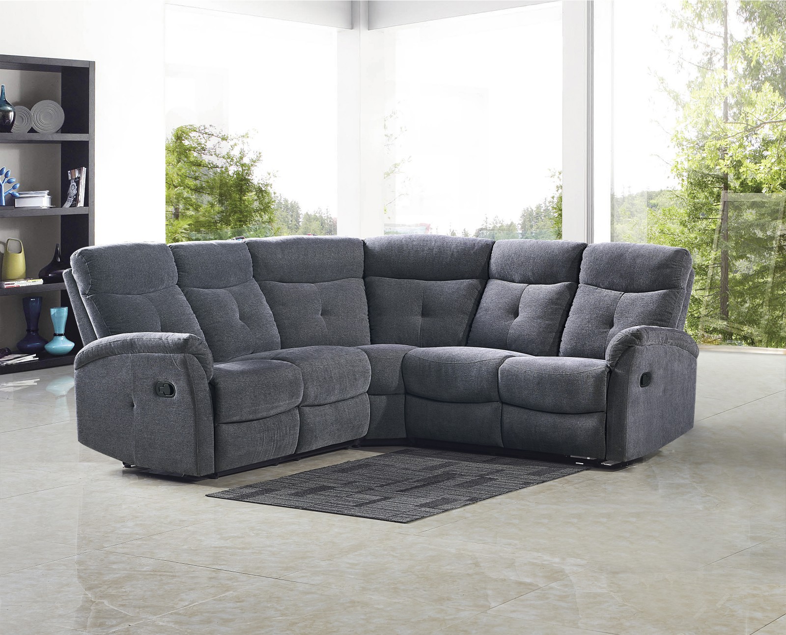 LAHTI corner sofa color: dark grey DIOMMI V-CH-LAHTI-SOFA DIOMMI-60-21413 LAHTI corner sofa color: dark grey DIOMMI V-CH-LAHTI-SOFA DIOMMI-60-21413