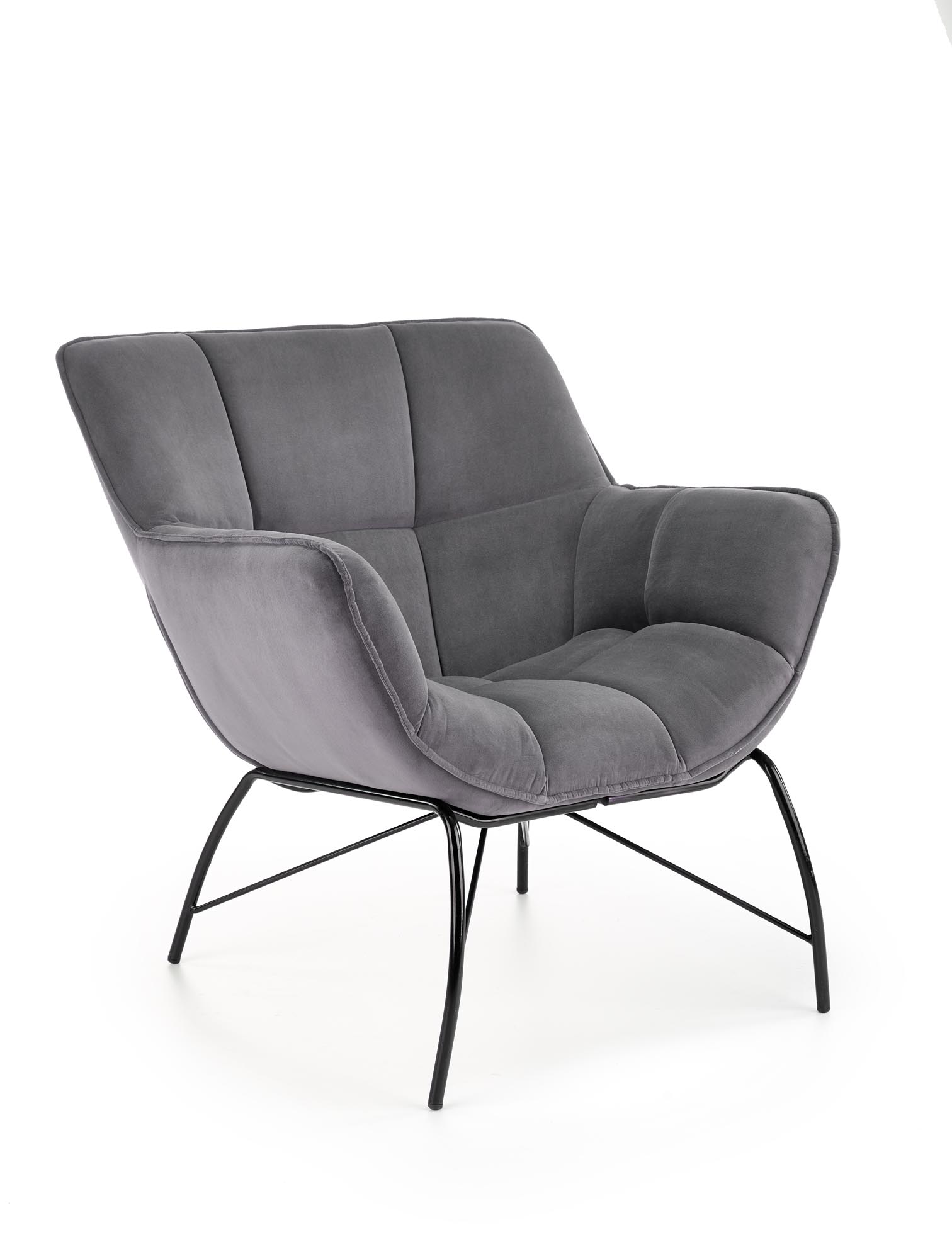 BELTON leisure chair color: grey DIOMMI-60-24892