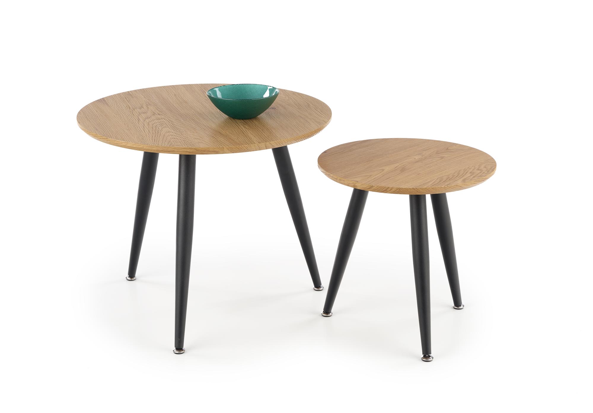 MENTONA 2, set of two coffee tables, color: golden oak / black DIOMMI V-CH-MENTONA_2-LAW DIOMMI-60-21514 MENTONA 2, set of two coffee tables, color: golden oak / black DIOMMI V-CH-MENTONA_2-LAW DIOMMI-60-21514