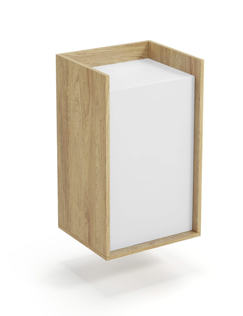 MOBIUS cabinet 1D color: hikora oak/white DIOMMI V-PL-MOBIUS-SZAFKA_1D-BIEL DIOMMI-60-22423 MOBIUS cabinet 1D color: hikora oak/white DIOMMI V-PL-MOBIUS-SZAFKA_1D-BIEL DIOMMI-60-22423