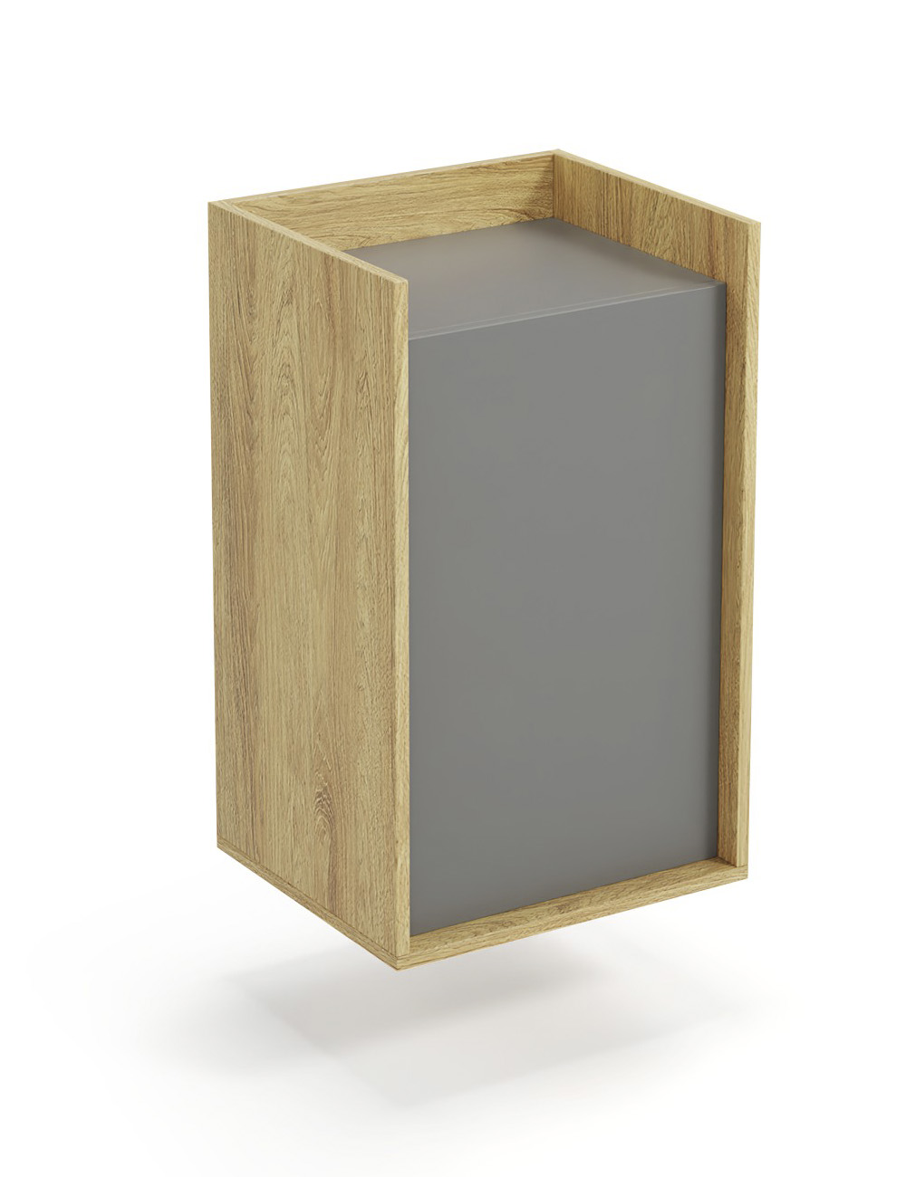 MOBIUS cabinet 1D color: hikora oak/grey DIOMMI V-PL-MOBIUS-SZAFKA_1D-SZARY DIOMMI-60-22426 MOBIUS cabinet 1D color: hikora oak/grey DIOMMI V-PL-MOBIUS-SZAFKA_1D-SZARY DIOMMI-60-22426