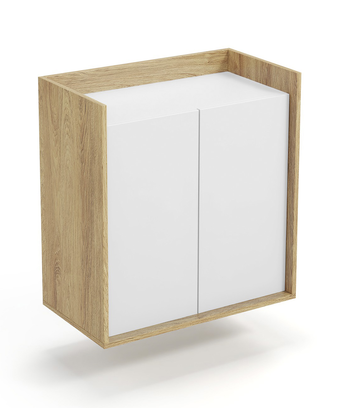 MOBIUS cabinet 2D color: hikora oak/white DIOMMI V-PL-MOBIUS-SZAFKA_2D-BIEL DIOMMI-60-22428