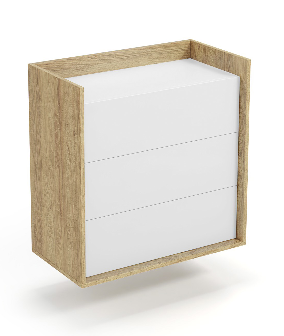 MOBIUS chest 3S color: hikora oak/white DIOMMI V-PL-MOBIUS-KOMODA_3S-BIEL DIOMMI-60-22387 MOBIUS chest 3S color: hikora oak/white DIOMMI V-PL-MOBIUS-KOMODA_3S-BIEL DIOMMI-60-22387