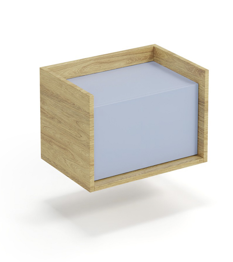 MOBIUS low cabinet 1D color: hikora oak/light blue DIOMMI V-PL-MOBIUS-SZAFKA NISKA_1D-NIEBIESKI DIOMMI-60-22415 MOBIUS low cabinet 1D color: hikora oak/light blue DIOMMI V-PL-MOBIUS-SZAFKA NISKA_1D-NIEBIESKI DIOMMI-60-22415