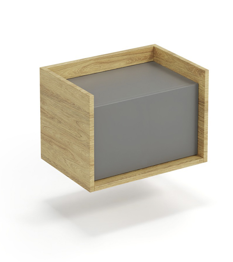 MOBIUS low cabinet 1D color: hikora oak/grey DIOMMI V-PL-MOBIUS-SZAFKA NISKA_1D-SZARY DIOMMI-60-22416 MOBIUS low cabinet 1D color: hikora oak/grey DIOMMI V-PL-MOBIUS-SZAFKA NISKA_1D-SZARY DIOMMI-60-22416