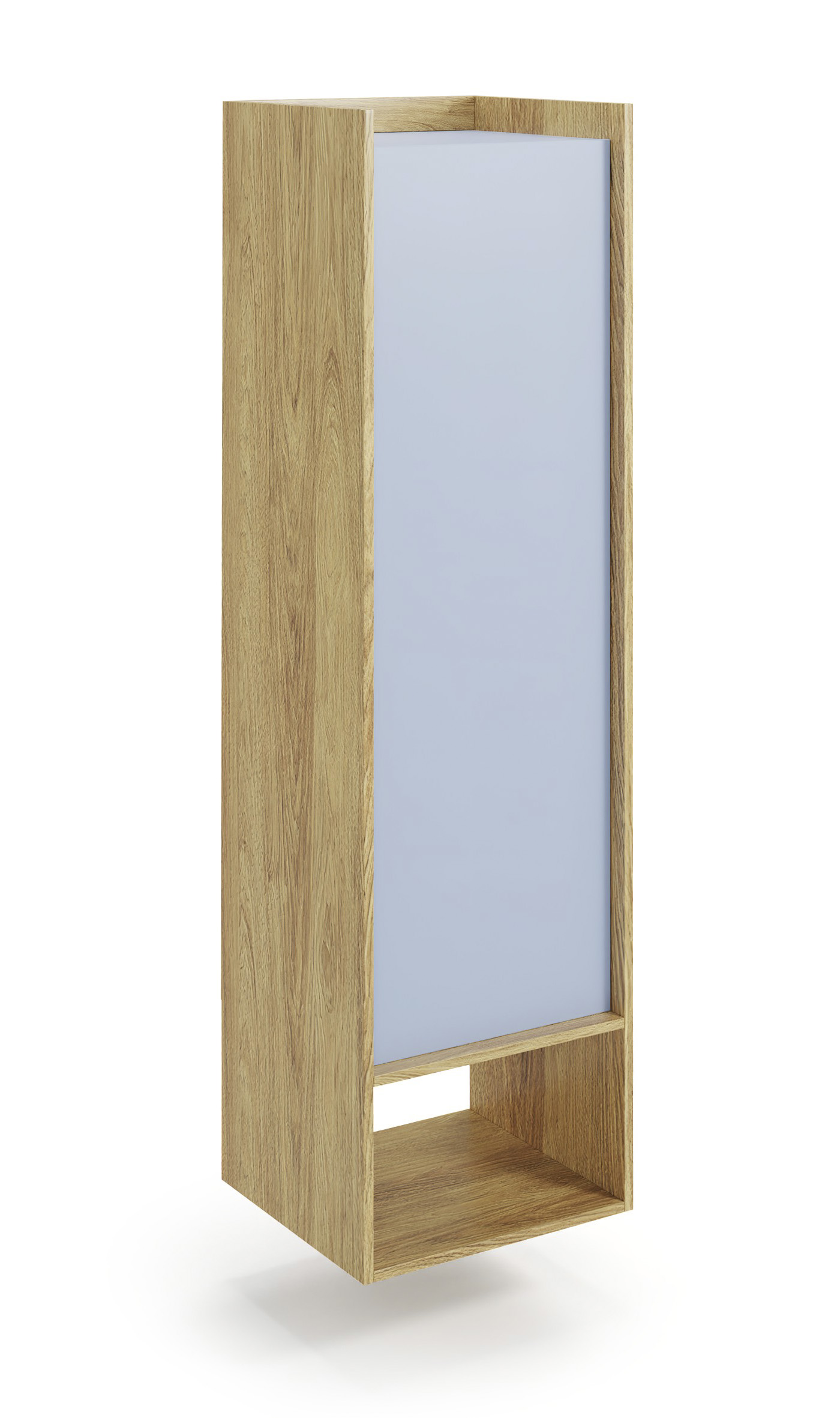 MOBIUS regal 1D color: hikora oak/light blue DIOMMI V-PL-MOBIUS-REGAŁ_1D-NIEBIESKI DIOMMI-60-22397 MOBIUS regal 1D color: hikora oak/light blue DIOMMI V-PL-MOBIUS-REGAŁ_1D-NIEBIESKI DIOMMI-60-22397