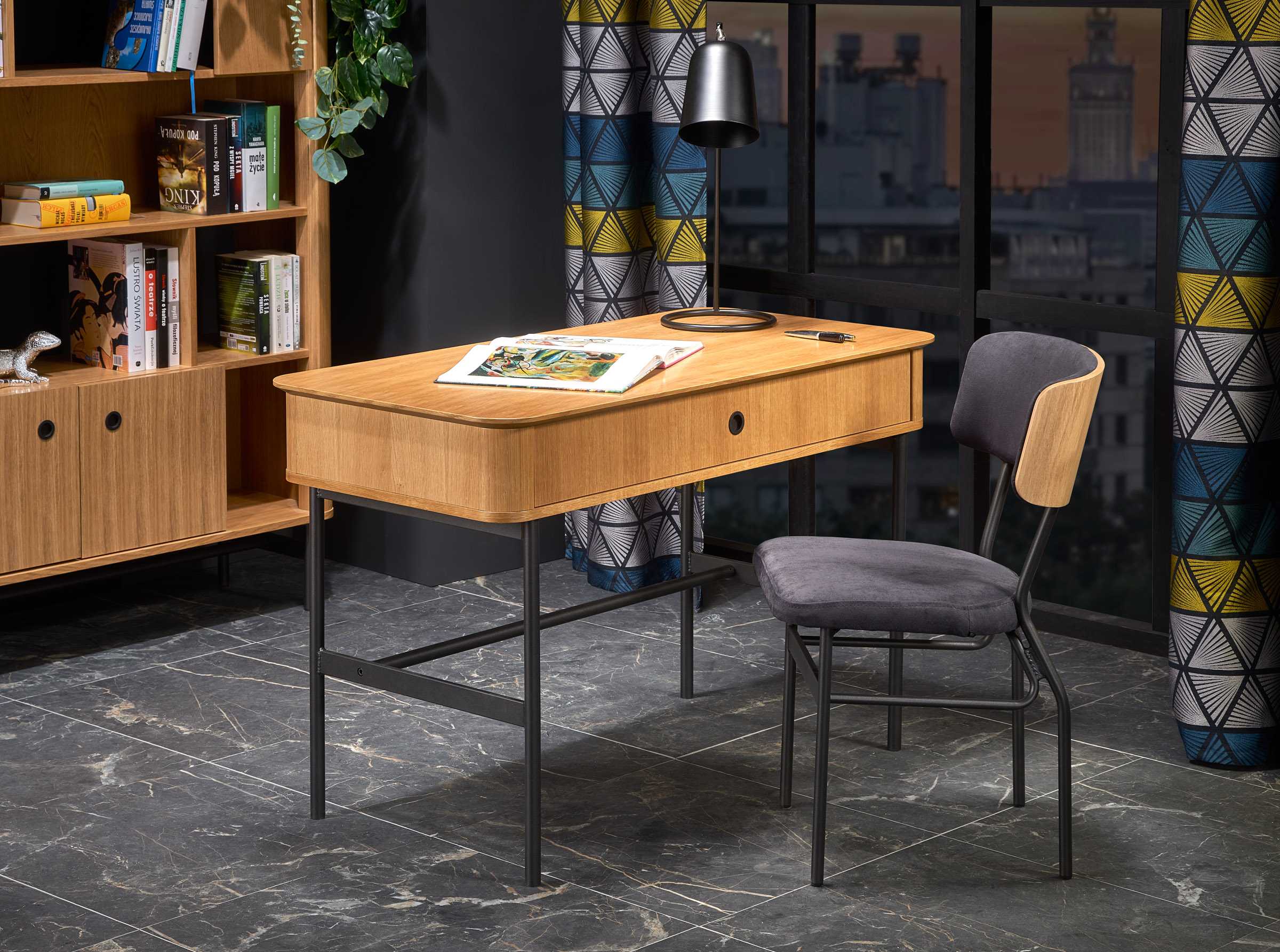 SMART B-1 desk color: natural oak – black DIOMMI V-PL-SMART-B-1 DIOMMI-60-22704 SMART B-1 desk color: natural oak – black DIOMMI V-PL-SMART-B-1 DIOMMI-60-22704