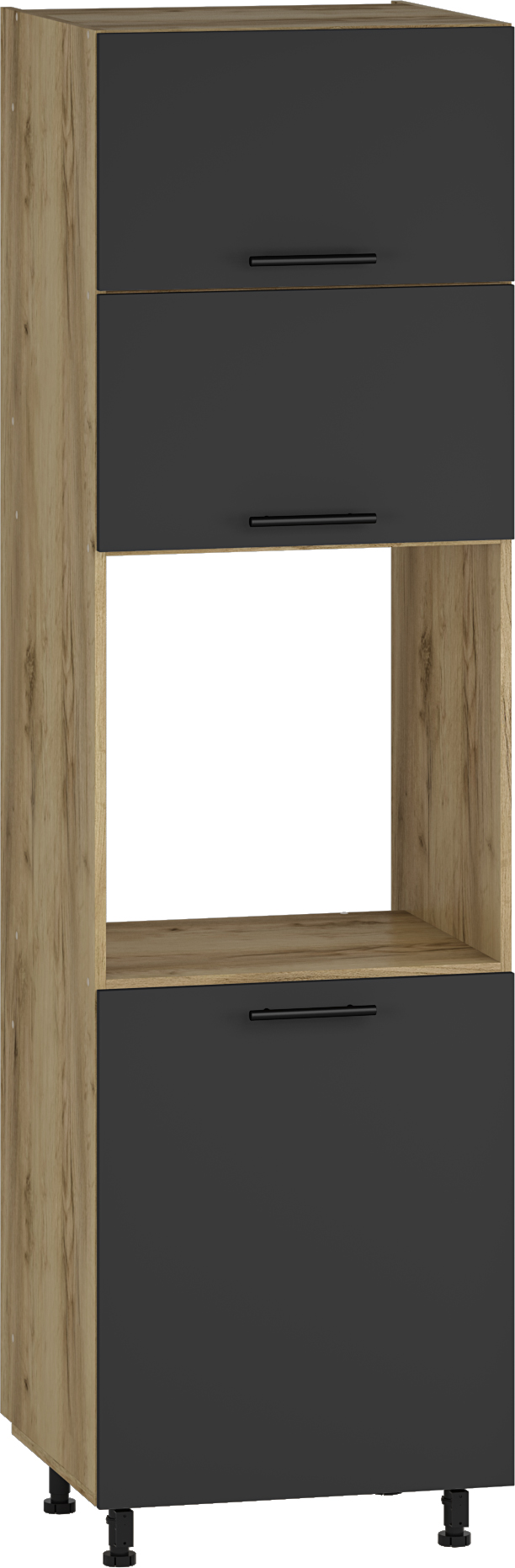 VENTO DP-60/214 high cargo cabinet, color: craft oak/antracite DIOMMI V-UA-VENTO-DP-60/214-ANTRACYT DIOMMI-60-22860 VENTO DP-60/214 high cargo cabinet, color: craft oak/antracite DIOMMI V-UA-VENTO-DP-60/214-ANTRACYT DIOMMI-60-22860