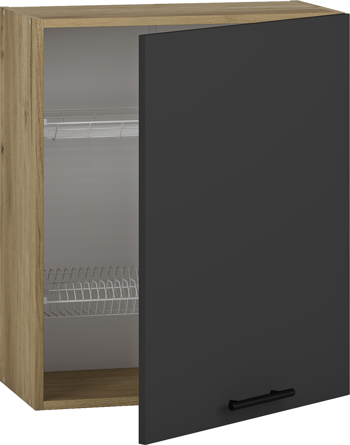 VENTO GC-60/72 top cabinet with drainer, color: antracite DIOMMI V-UA-VENTO-GC-60/72-ANTRACYT DIOMMI-60-22916 VENTO GC-60/72 top cabinet with drainer, color: antracite DIOMMI V-UA-VENTO-GC-60/72-ANTRACYT DIOMMI-60-22916