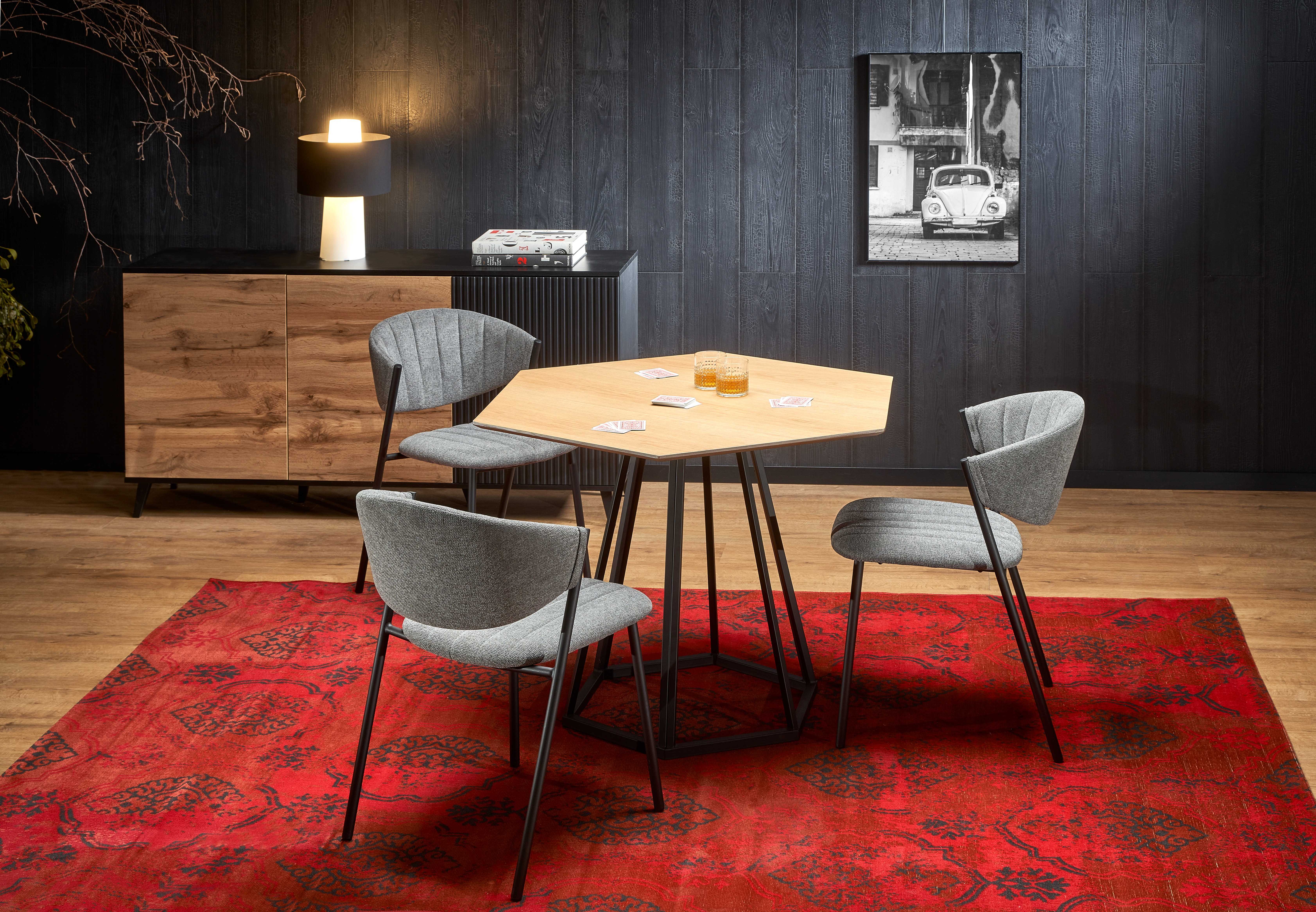 HERMAN table natural/black DIOMMI V-CH-HERMAN-ST DIOMMI-60-20859