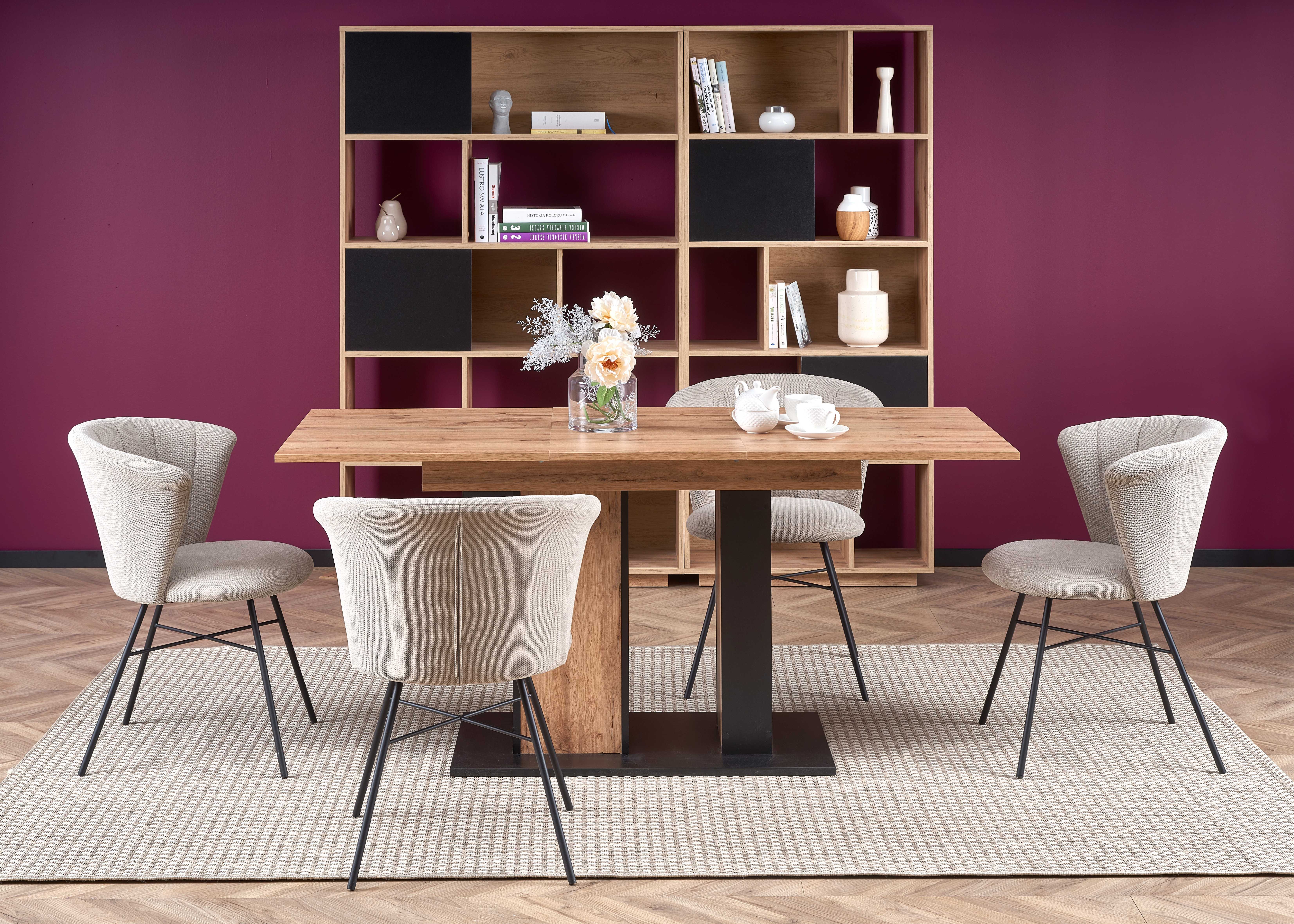 DOLOMIT table votan oak/black DIOMMI V-PL-DOLOMIT-ST DIOMMI-60-22186 DOLOMIT table votan oak/black DIOMMI V-PL-DOLOMIT-ST DIOMMI-60-22186