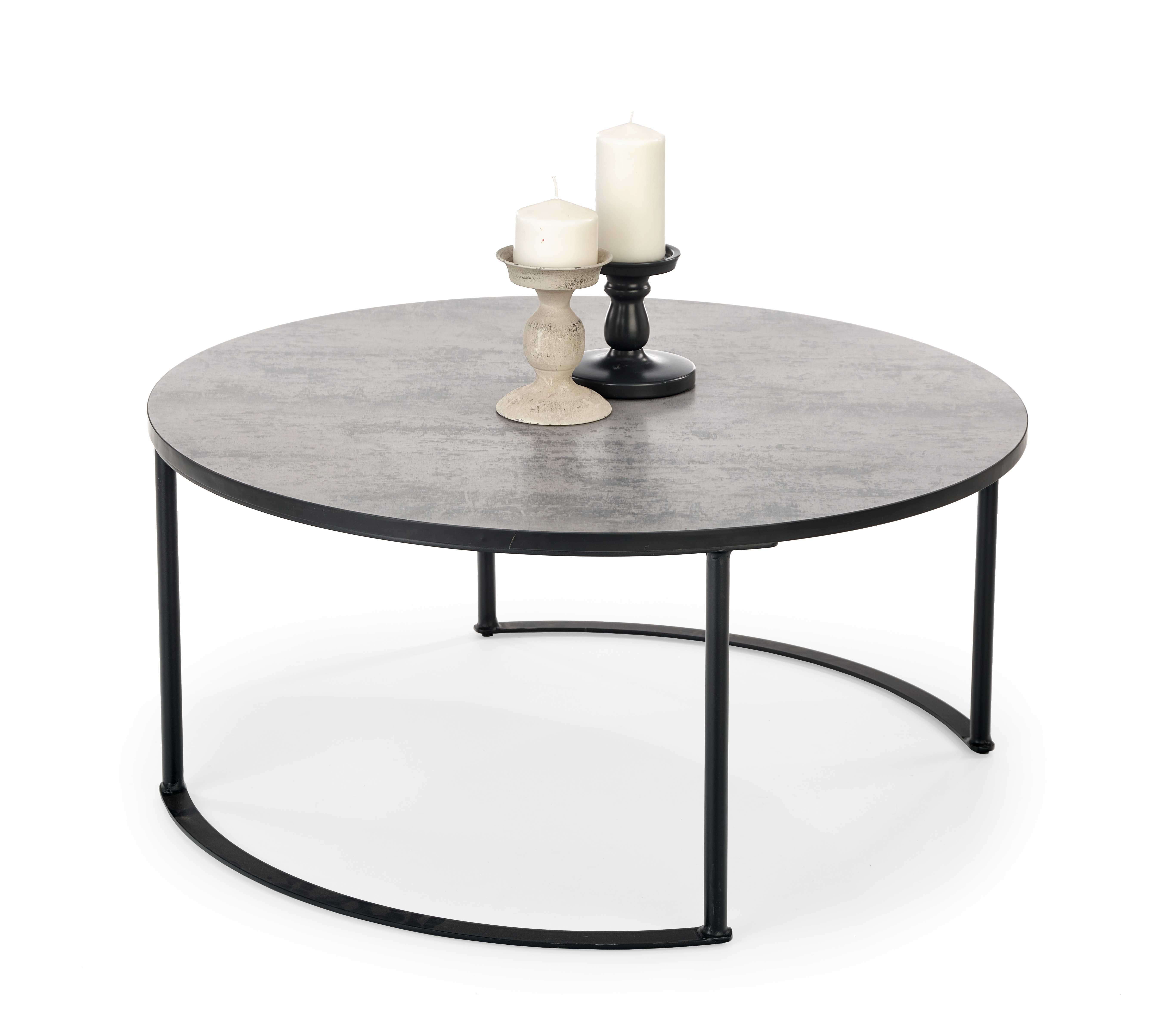 MACAO coffee table, gray / black DIOMMI V-CH-MACAO-LAW DIOMMI-60-21461 MACAO coffee table, gray / black DIOMMI V-CH-MACAO-LAW DIOMMI-60-21461