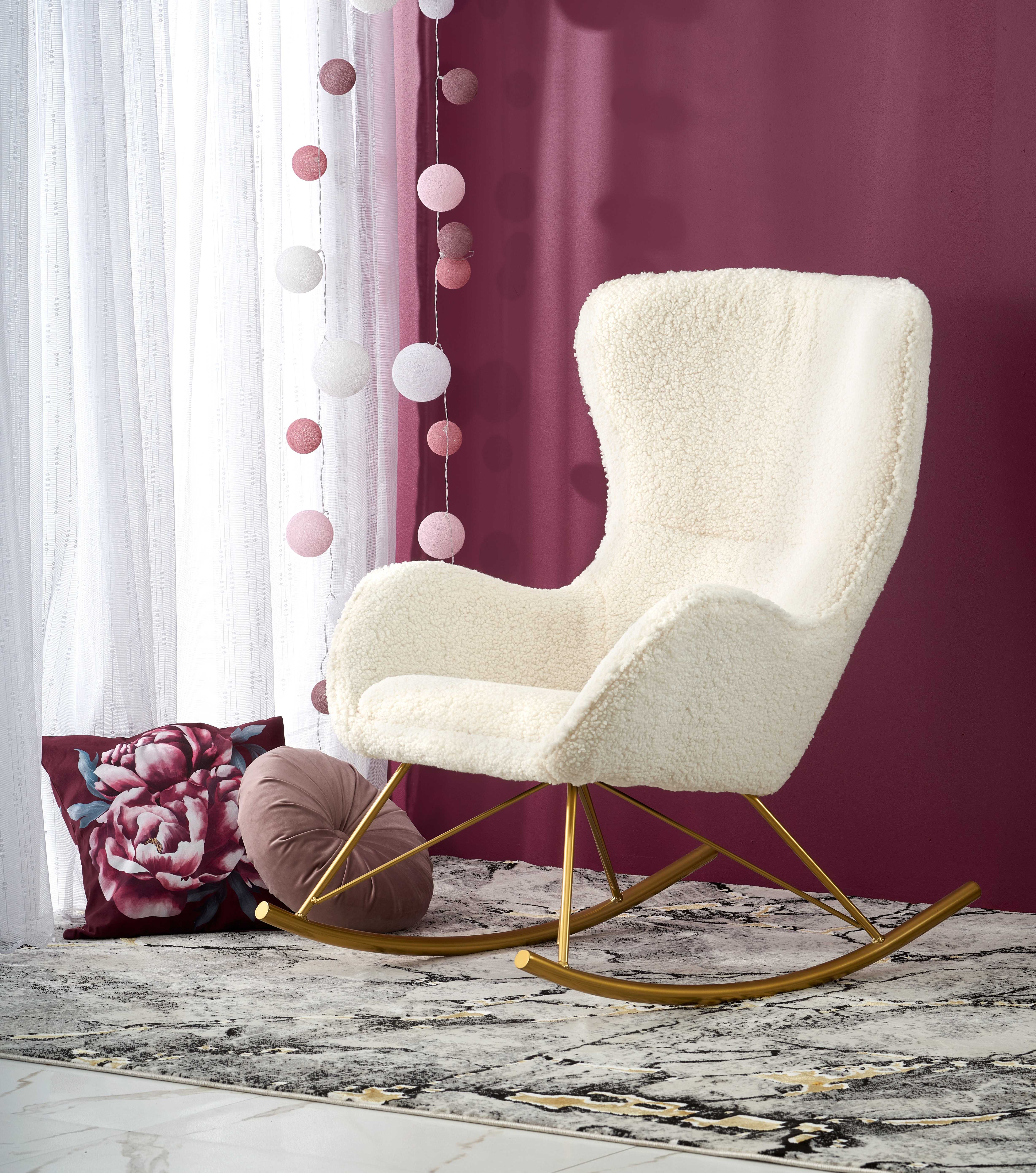 LIBERTO leisure armchair cream / gold DIOMMI V-CH-LIBERTO-FOT-KREMOWY DIOMMI-60-21428 LIBERTO leisure armchair cream / gold DIOMMI V-CH-LIBERTO-FOT-KREMOWY DIOMMI-60-21428