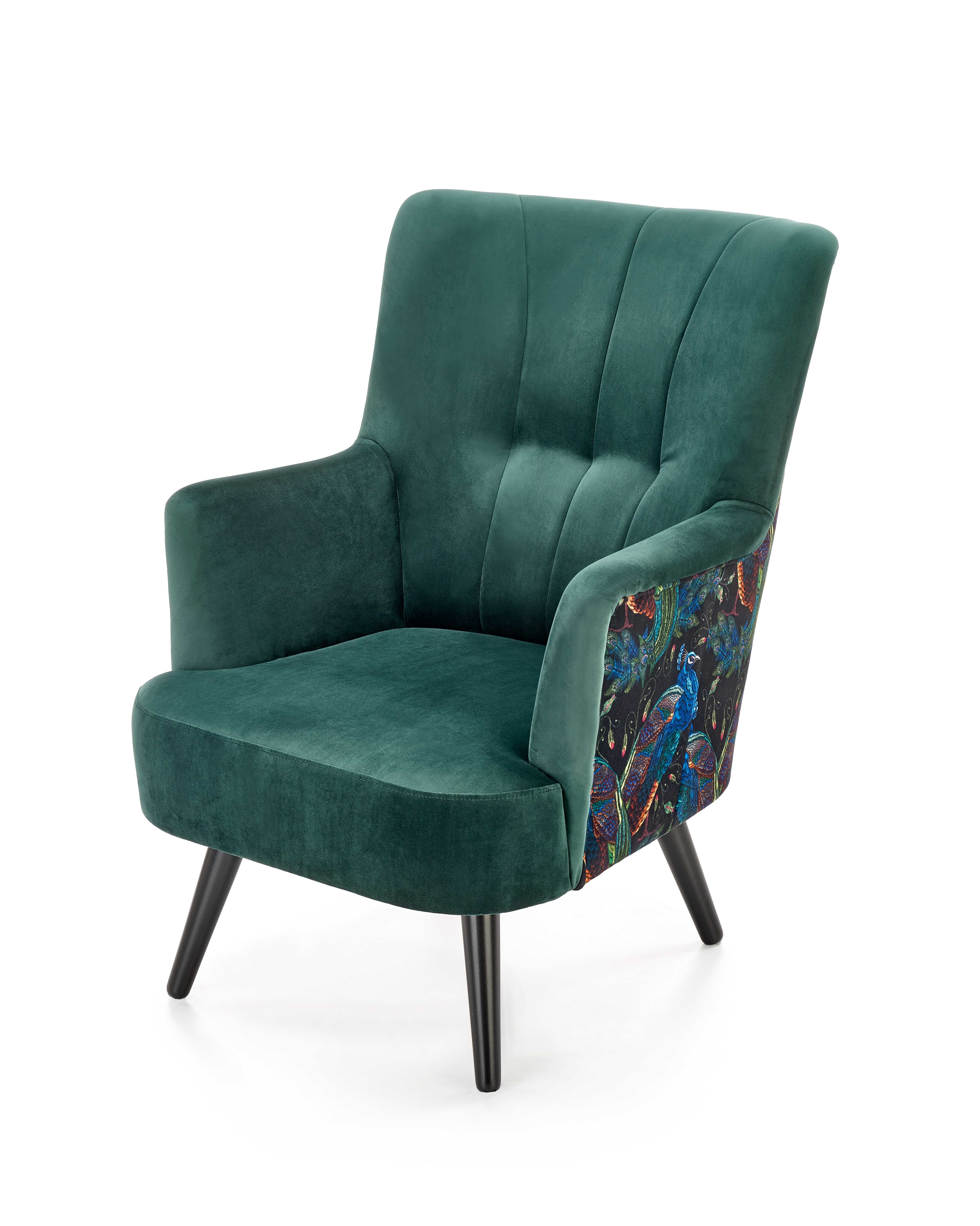 PAGONI chair color: dark green / black DIOMMI V-PL-PAGONI-FOT-C.ZIELONY DIOMMI-60-22635