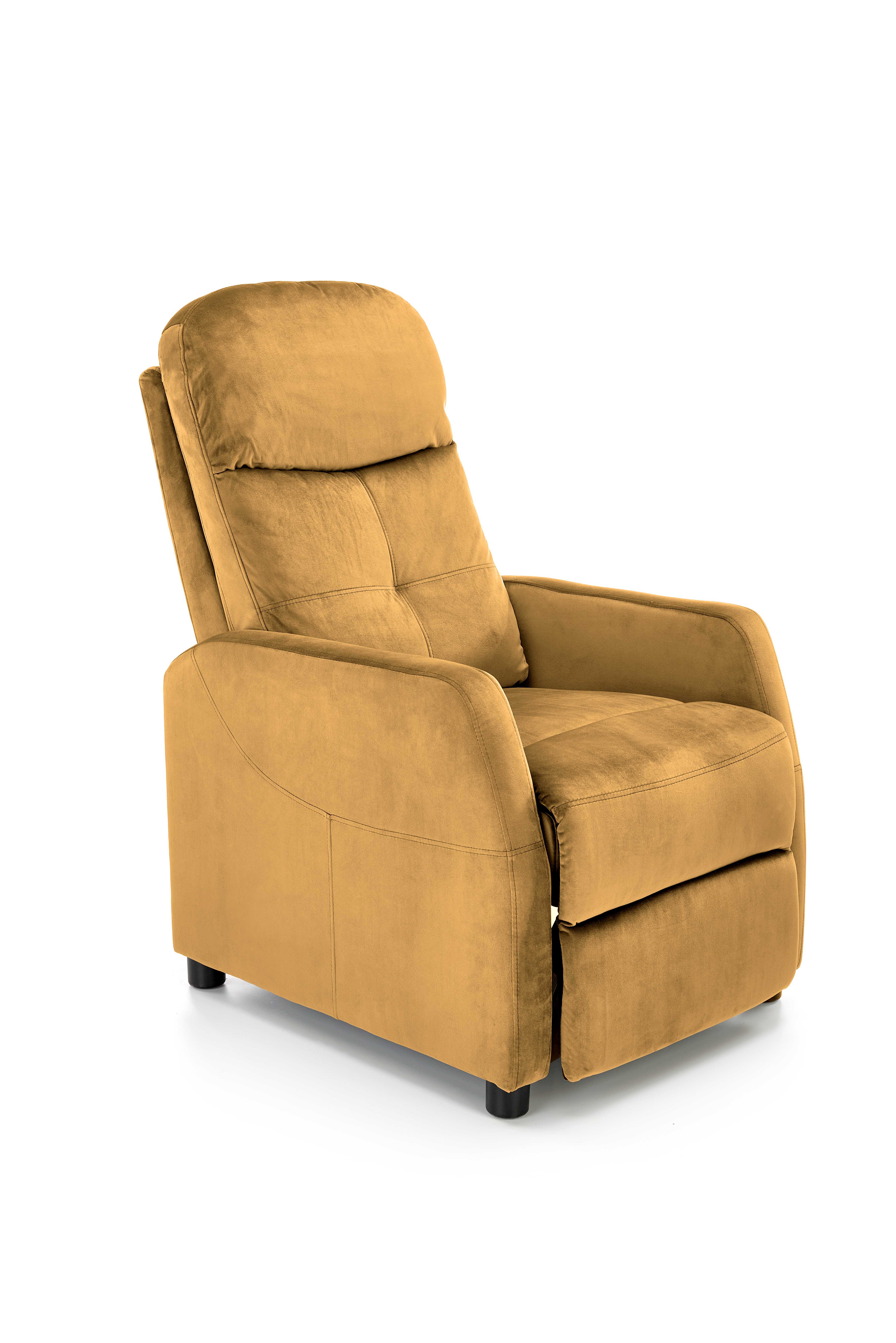 FELIPE 2 recliner color: mustard DIOMMI V-CH-FELIPE_2-FOT-MUSZTARDOWY DIOMMI-60-20671 FELIPE 2 recliner color: mustard DIOMMI V-CH-FELIPE_2-FOT-MUSZTARDOWY DIOMMI-60-20671