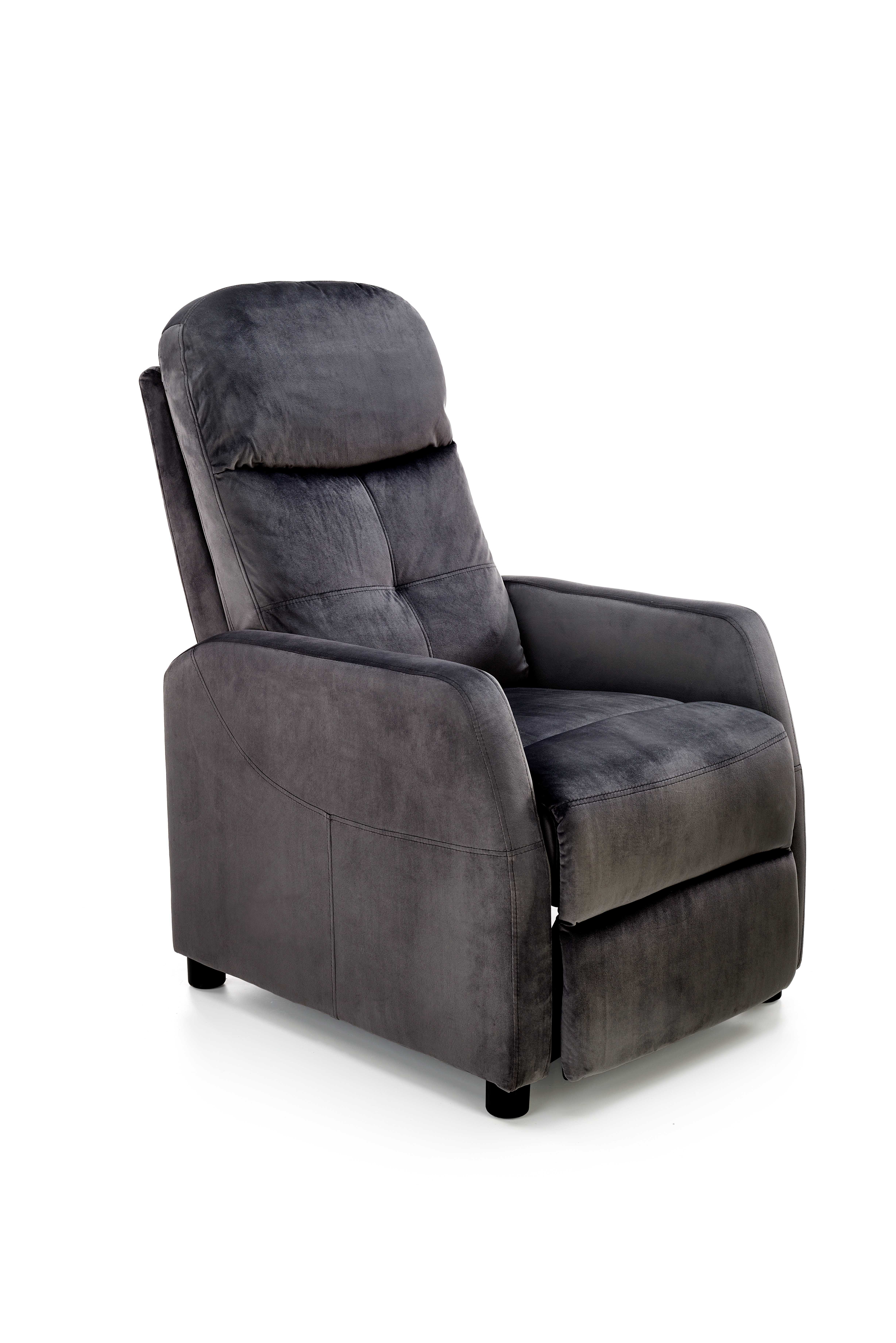 FELIPE 2 recliner color: black DIOMMI V-CH-FELIPE_2-FOT-CZARNY DIOMMI-60-20669