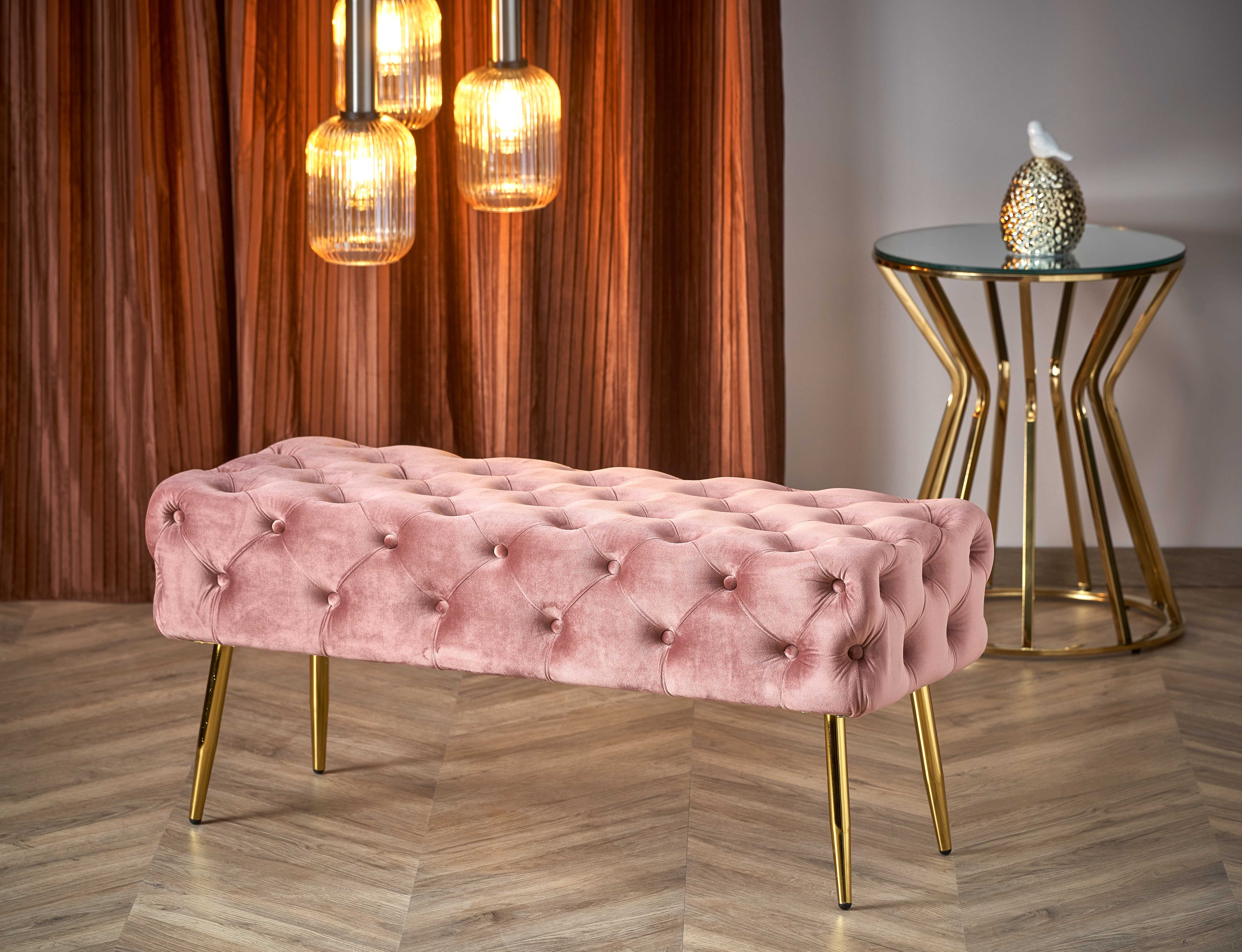 ATHENA bench color: pink / gold DIOMMI V-CH-ATHENA-RÓŻOWY DIOMMI-60-20362 ATHENA bench color: pink / gold DIOMMI V-CH-ATHENA-RÓŻOWY DIOMMI-60-20362