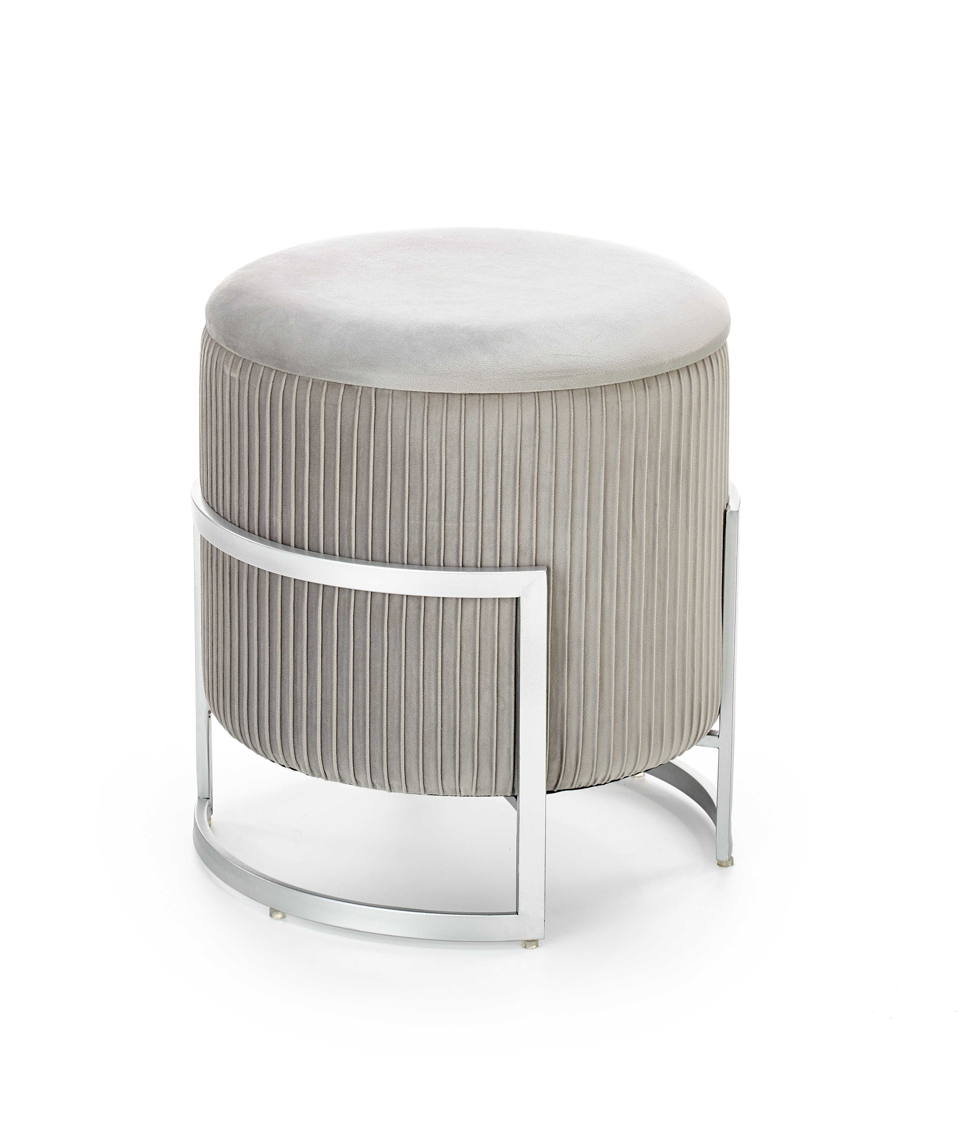 CRICKET pouffe color: light grey DIOMMI V-CH-CRICKET-PUFA-J.POPIEL DIOMMI-60-20554