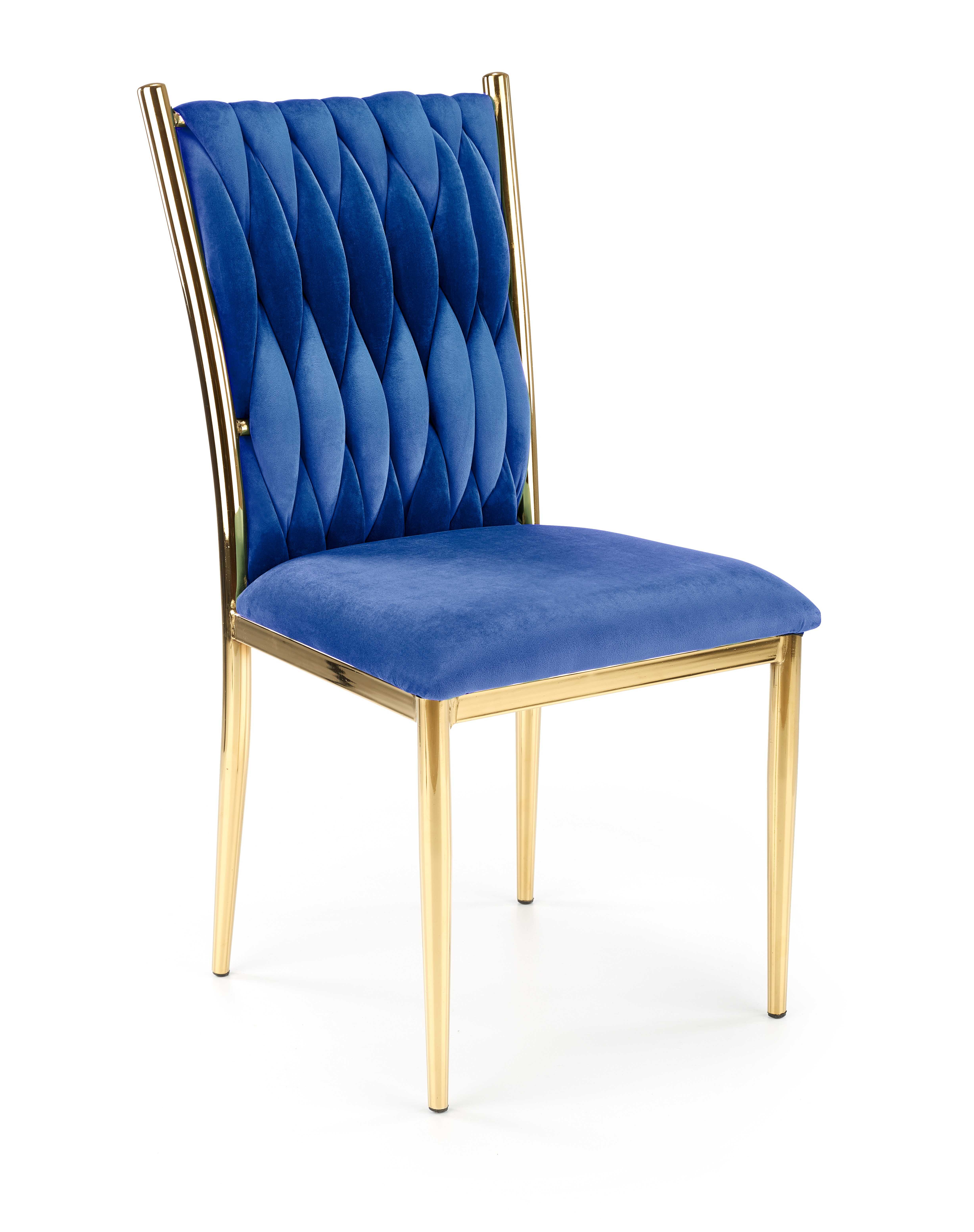 K436 chair color: dark blue / gold DIOMMI V-CH-K/436-KR-GRANATOWY/ZŁOTY DIOMMI-60-21196 K436 chair color: dark blue / gold DIOMMI V-CH-K/436-KR-GRANATOWY/ZŁOTY DIOMMI-60-21196