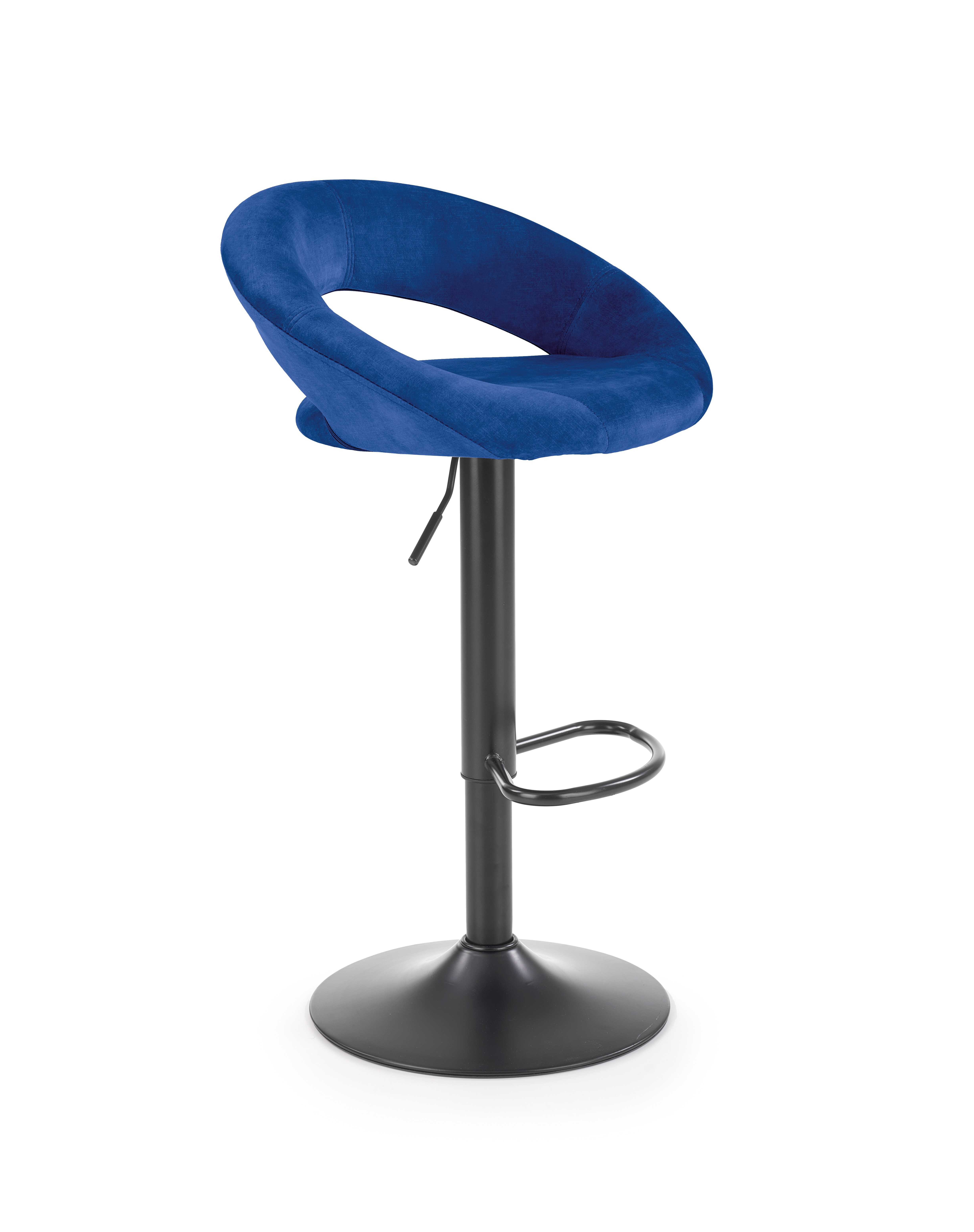 H102 bar stool dark blue DIOMMI V-CH-H/102-GRANATOWY DIOMMI-60-20766