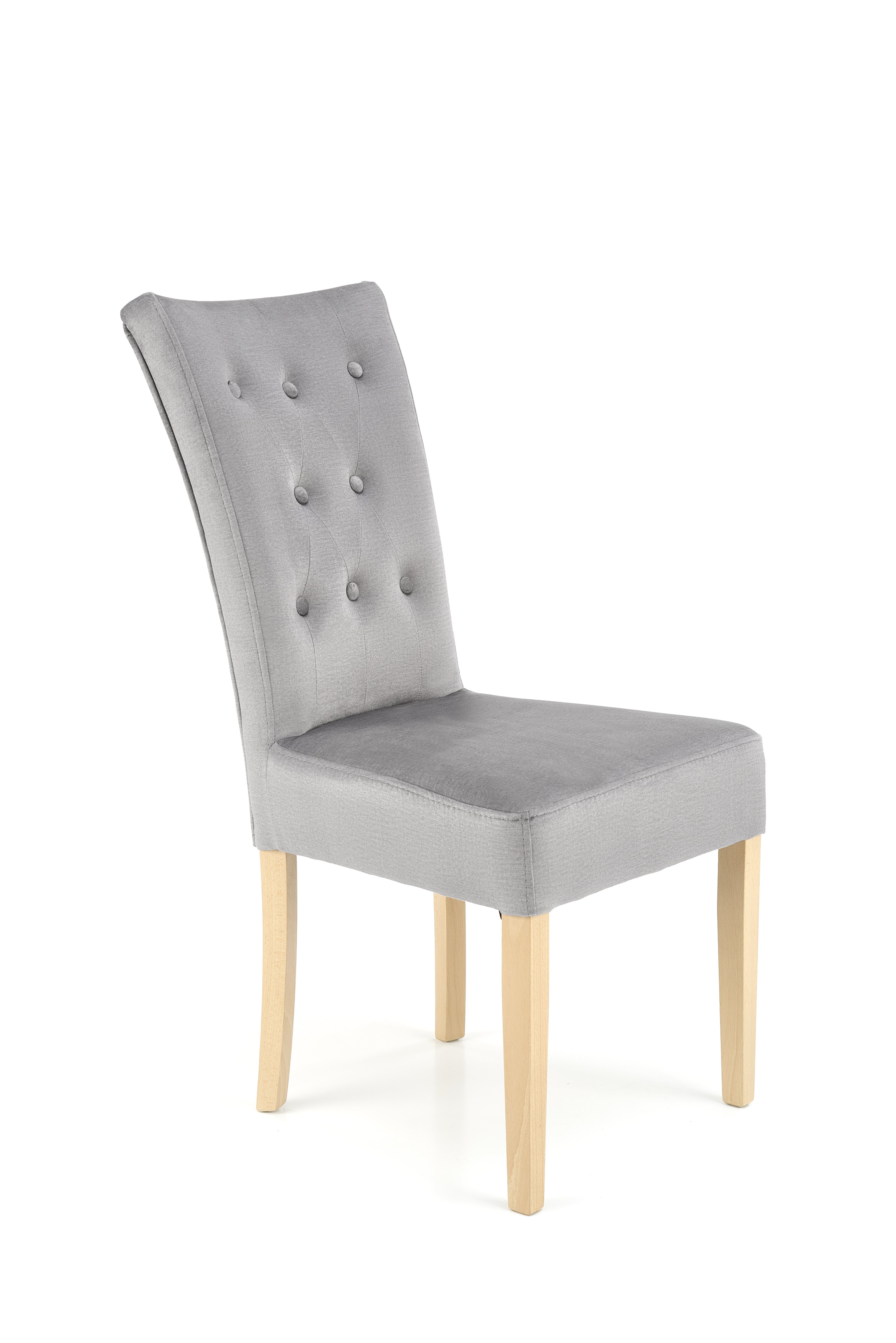 VERMONT chair, honey oak / grey Monolith 85 DIOMMI-60-28133