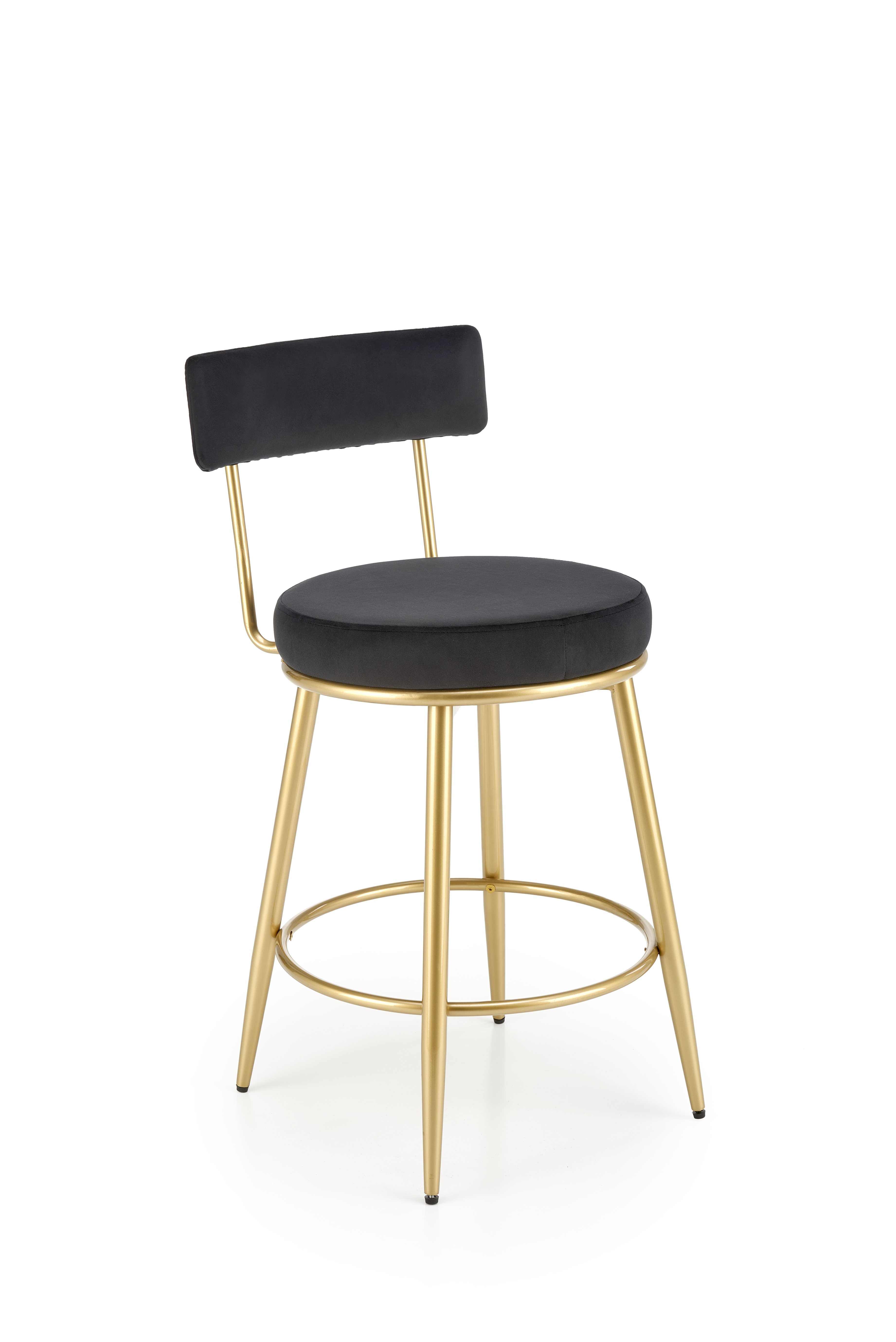 H115 bar stool, black / gold DIOMMI-60-24901