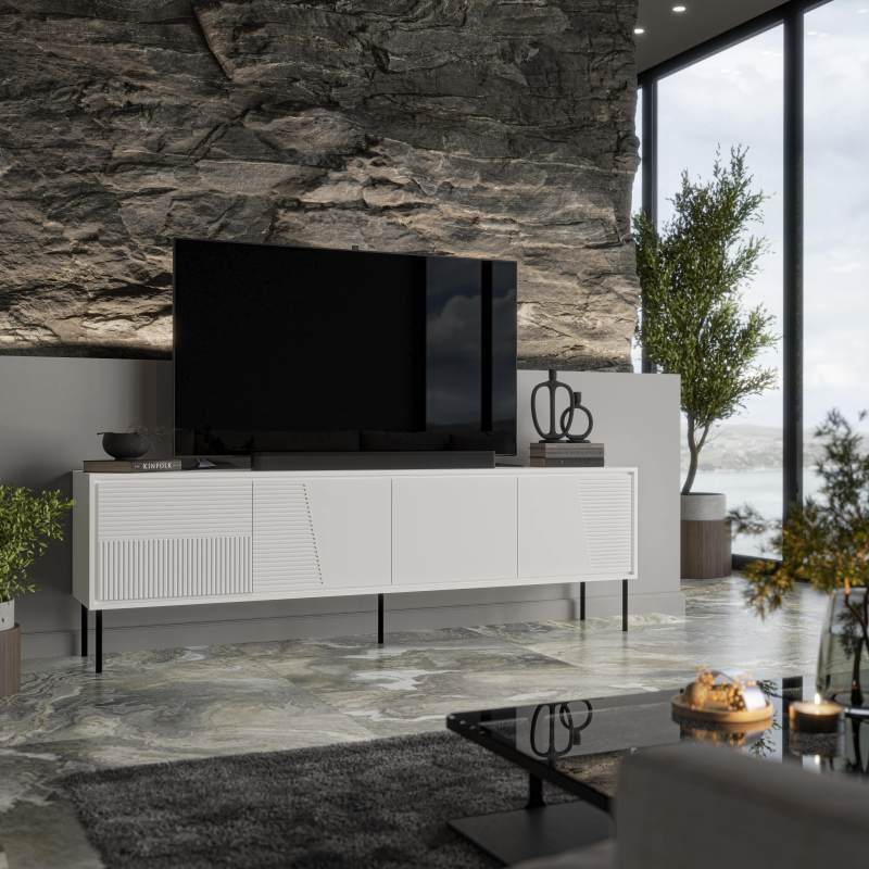 ABI TV stand mat white/ mat white DIOMMI-60-26128