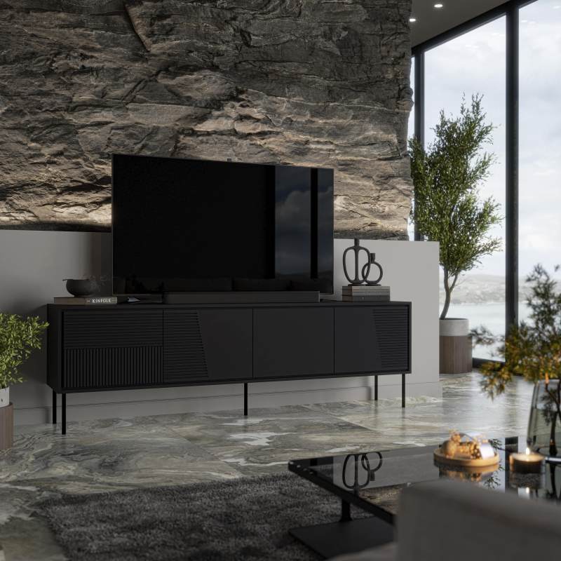 ABI TV stand mat black/ mat black DIOMMI-60-26129