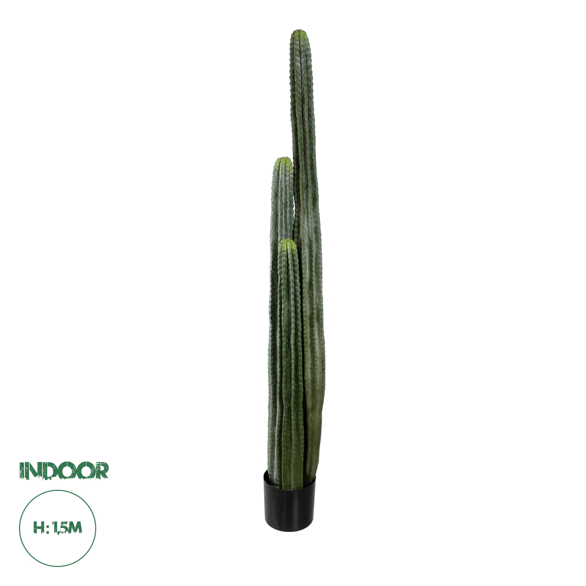 20122 GloboStar®  Artificial Garden CARNEGIEA CACTUS 20122 Τεχνητό Διακοσμητικό Φυτό Κάκτος Σαγκουάρο Υ150cm
