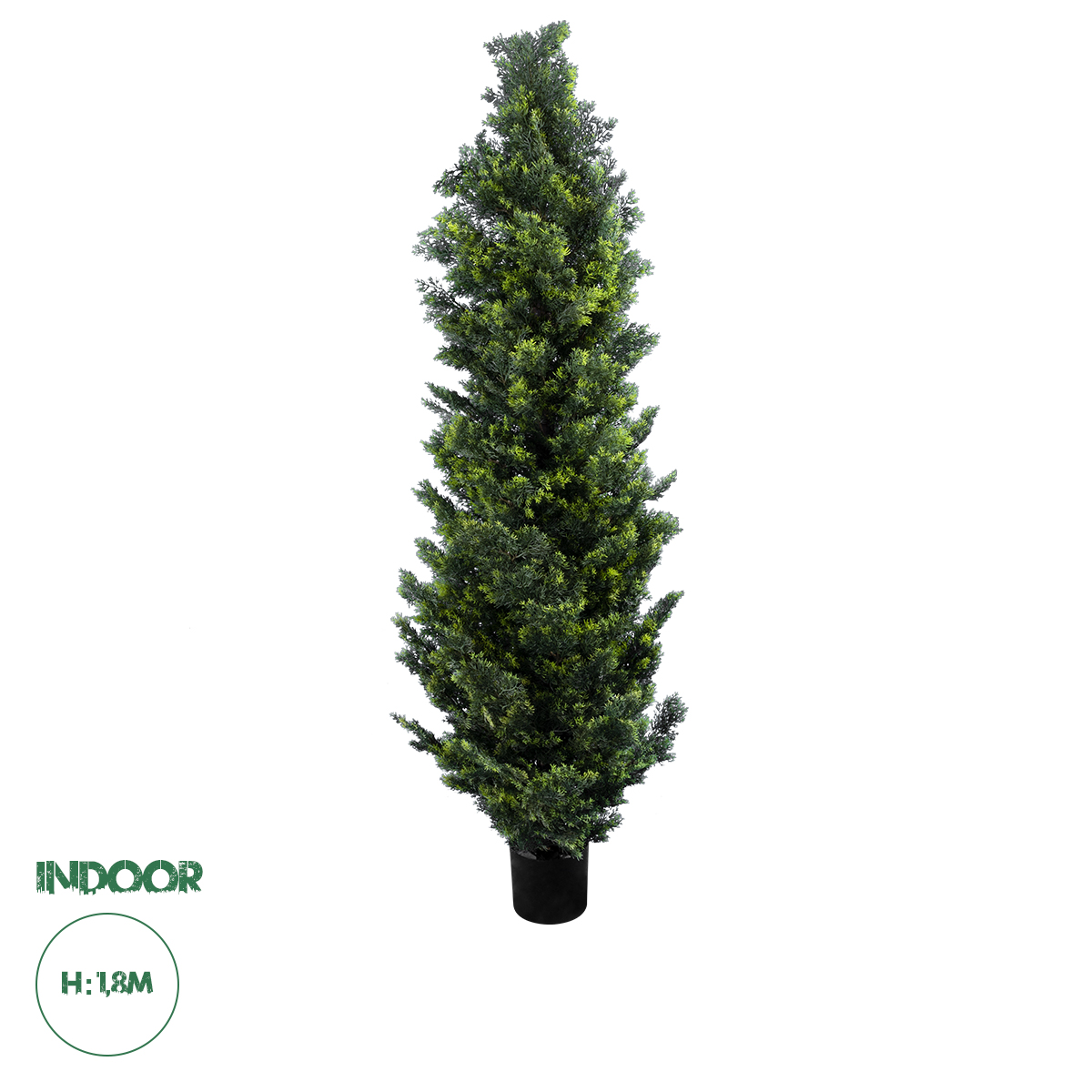 20156 GloboStar®  Artificial Garden CYPRESSUS LEYLANDII 20156 Τεχνητό Διακοσμητικό Φυτό Κυπαρίσσι Λέιλαντ Υ180cm