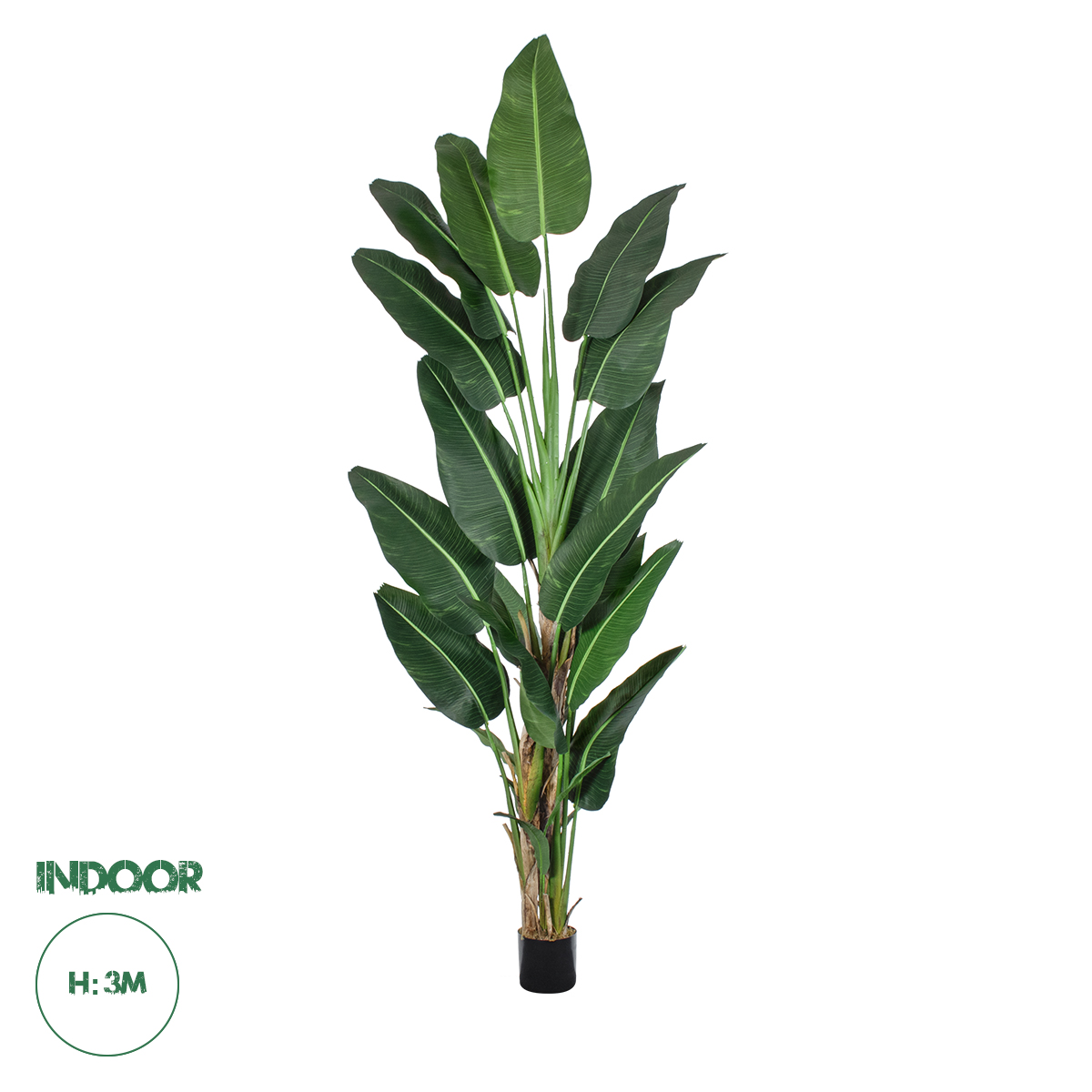 20382 GloboStar®  Artificial Garden BANANA TREE 20382 – Τεχνητό Διακοσμητικό Φυτό  Μπανανιά Υ300cm