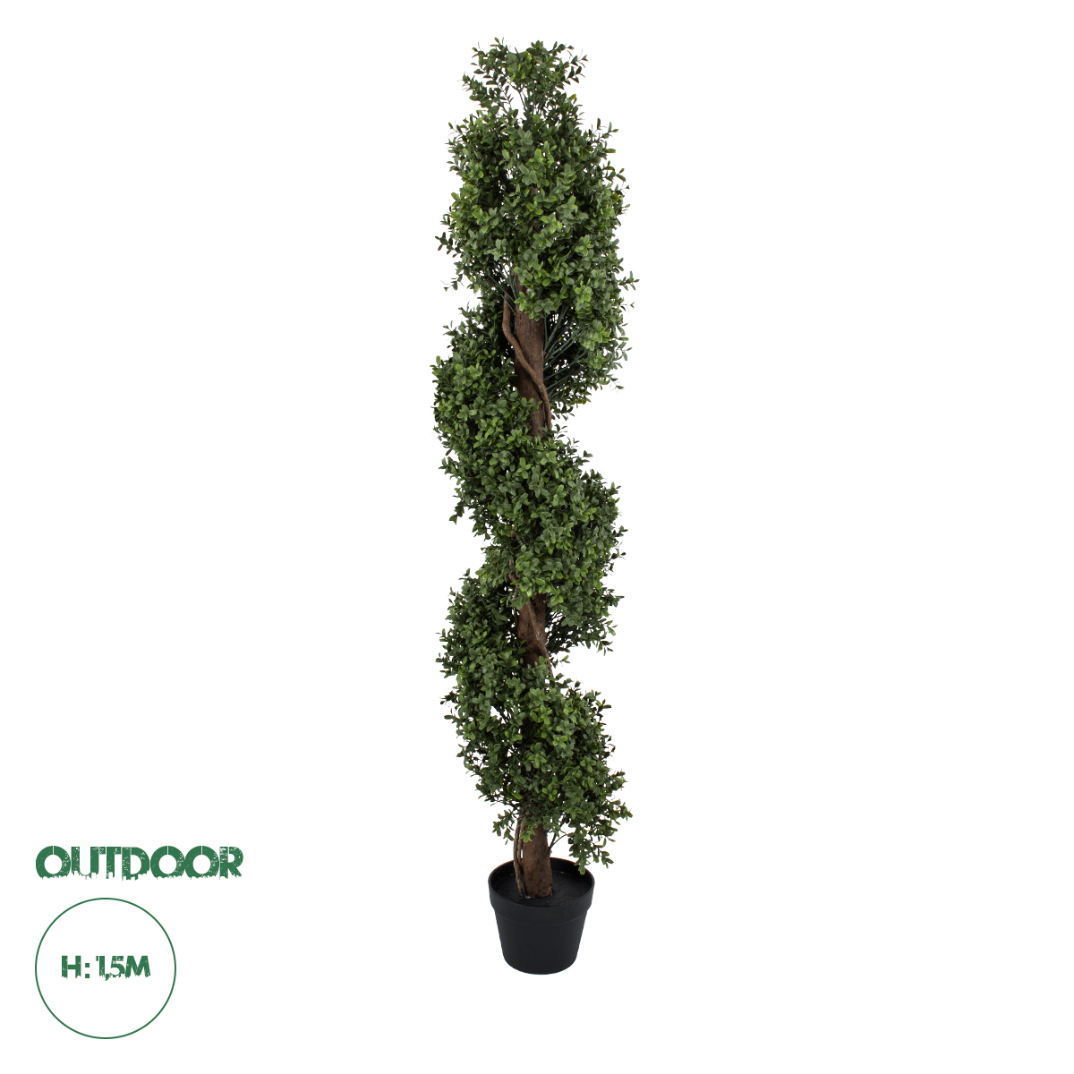 20401 GloboStar® Artificial Garden BUXUS SPIRAL 20401 Τεχνητό Διακοσμητικό Φυτό Σπιράλ Πυξός Υ150cm 20401 GloboStar® Artificial Garden BUXUS SPIRAL 20401 Τεχνητό Διακοσμητικό Φυτό Σπιράλ Πυξός Υ150cm