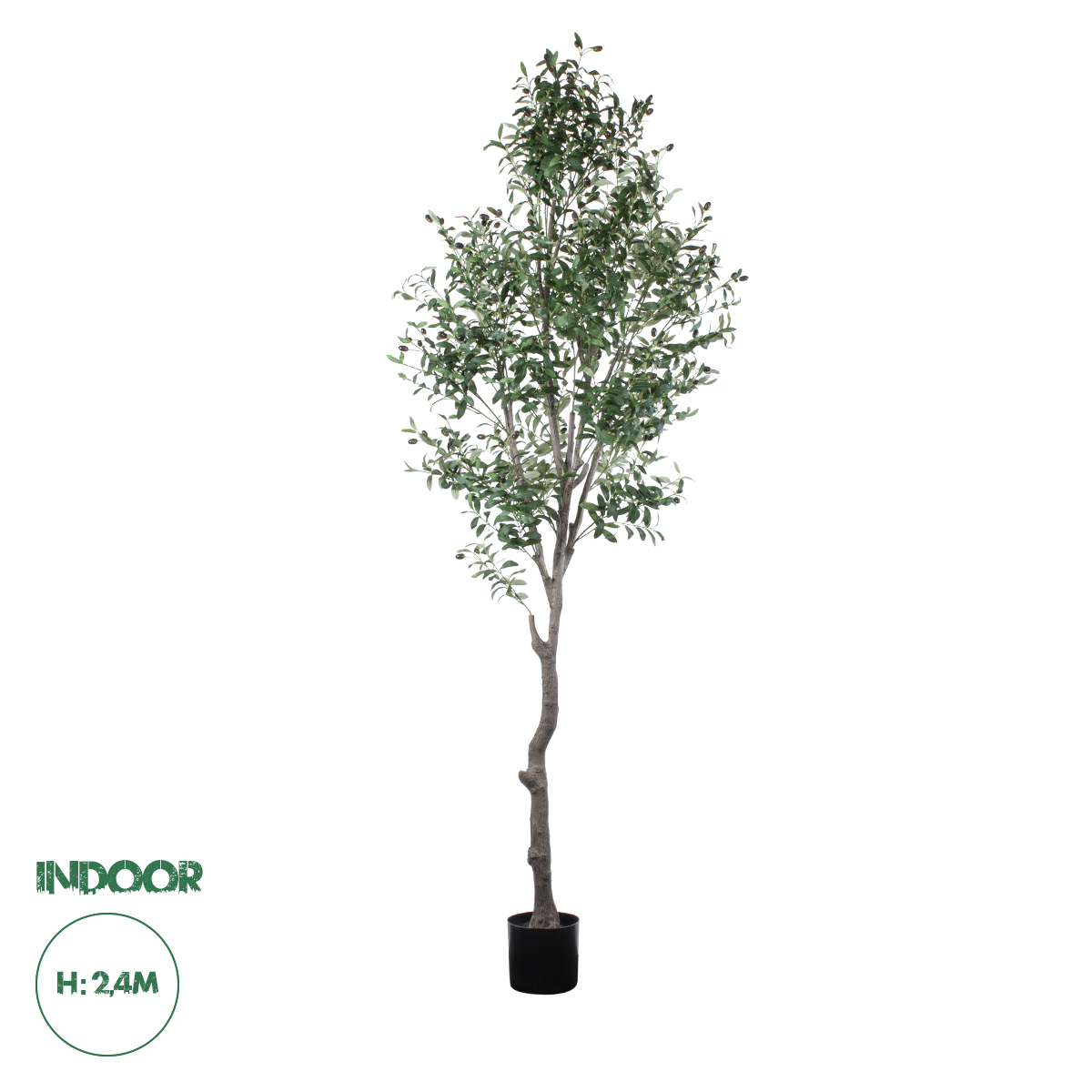 20429 GloboStar®  Artificial Garden OLIVE TREE 20429 Τεχνητό Διακοσμητικό Δέντρο Ελιά Υ240cm