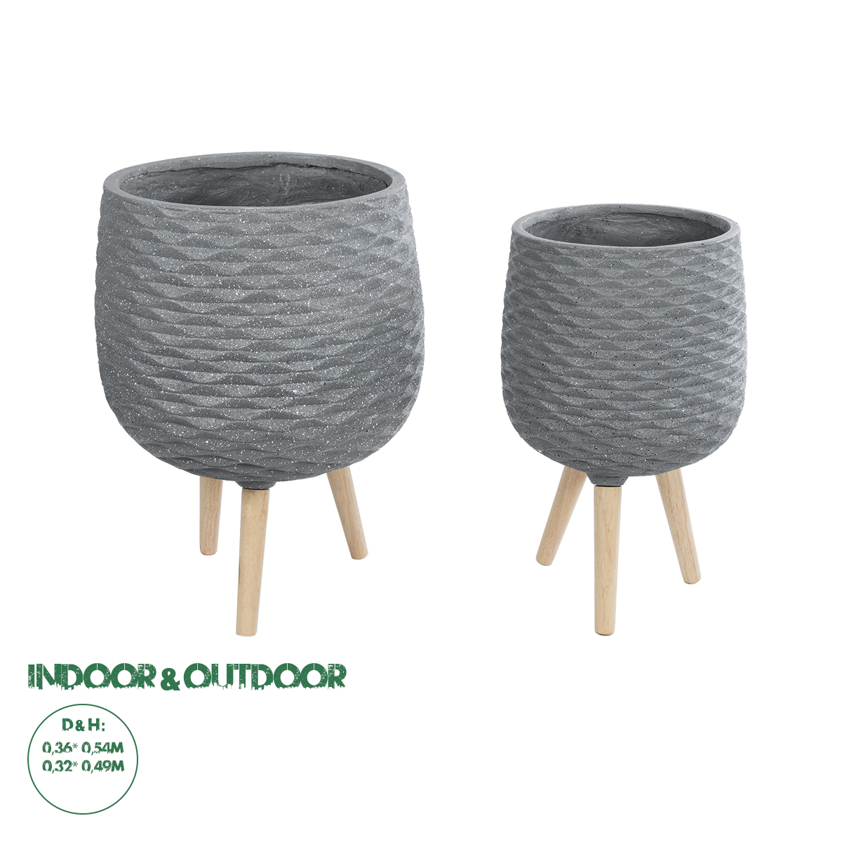 20567 GloboStar® Artificial Garden LOUISIANA 20567 ΣΕΤ 2 Διακοσμητικά Πολυεστερικά Τσιμεντένιά Κασπώ Γλάστρες – Flower Pots Γκρι A:Φ36 x Υ54cm B:Φ32 x Υ49cm 20567 GloboStar® Artificial Garden LOUISIANA 20567 ΣΕΤ 2 Διακοσμητικά Πολυεστερικά Τσιμεντένιά Κασπώ Γλάστρες – Flower Pots Γκρι A:Φ36 x Υ54cm B:Φ32 x Υ49cm