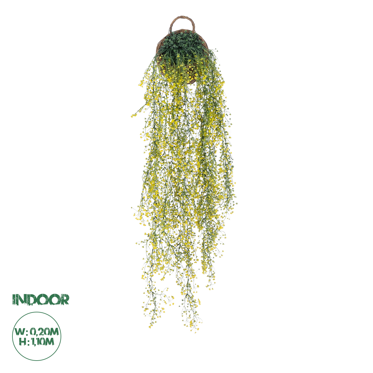 20632 GloboStar® Artificial Garden GOLDEN BELL WILLOW 4 HANGING PLANT 20632 Κρεμαστό Τεχνητό Διακοσμητικό Φυτό Ιτίας Y110cm 20632 GloboStar® Artificial Garden GOLDEN BELL WILLOW 4 HANGING PLANT 20632 Κρεμαστό Τεχνητό Διακοσμητικό Φυτό Ιτίας Y110cm