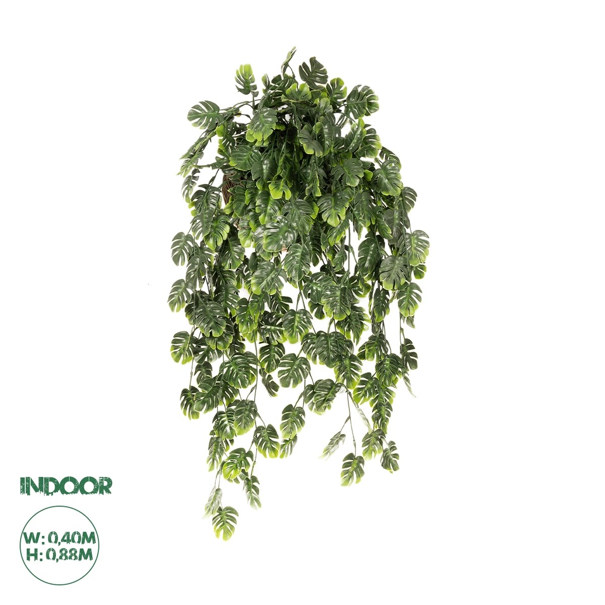 20633 GloboStar® Artificial Garden MONSTERA HANGING PLANT 20633 Τεχνητό Κρεμαστό Διακοσμητικό Φυτό Φτέρης Π40 x Μ40 x Y88cm 20633 GloboStar® Artificial Garden MONSTERA HANGING PLANT 20633 Τεχνητό Κρεμαστό Διακοσμητικό Φυτό Φτέρης Π40 x Μ40 x Y88cm