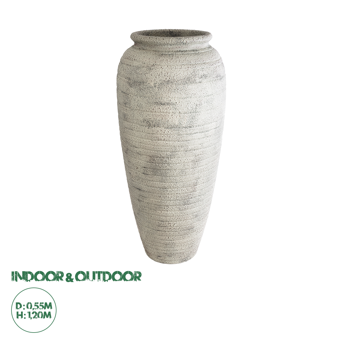 20720 GloboStar® Artificial Garden IRISH 20720 Επιδαπέδιο Πολυεστερικό Τσιμεντένιο Κασπώ Γλάστρα – Flower Pot Μπεζ με Γκρι Φ55 x Υ120cm 20720 GloboStar® Artificial Garden IRISH 20720 Επιδαπέδιο Πολυεστερικό Τσιμεντένιο Κασπώ Γλάστρα – Flower Pot Μπεζ με Γκρι Φ55 x Υ120cm
