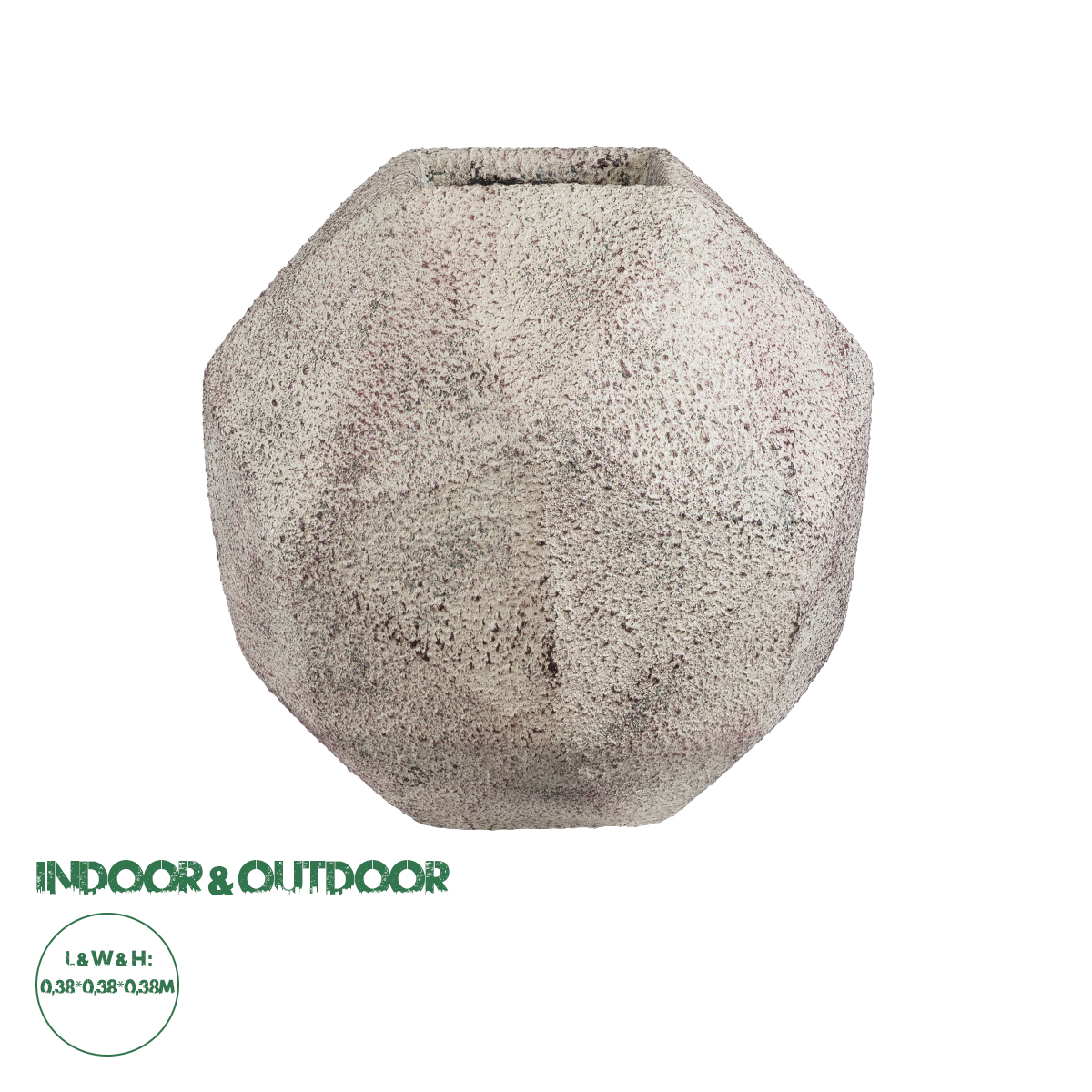 20781 GloboStar® Artificial Garden BOROUGH 20781 Επιδαπέδιο Πολυεστερικό Τσιμεντένιο Κασπώ Γλάστρα – Flower Pot Λευκό με Μπεζ Μ38 x Π38 x Υ38cm 20781 GloboStar® Artificial Garden BOROUGH 20781 Επιδαπέδιο Πολυεστερικό Τσιμεντένιο Κασπώ Γλάστρα – Flower Pot Λευκό με Μπεζ Μ38 x Π38 x Υ38cm