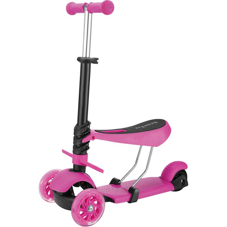 GC SCOOTER 2σε1 FUN S979A Ροζ