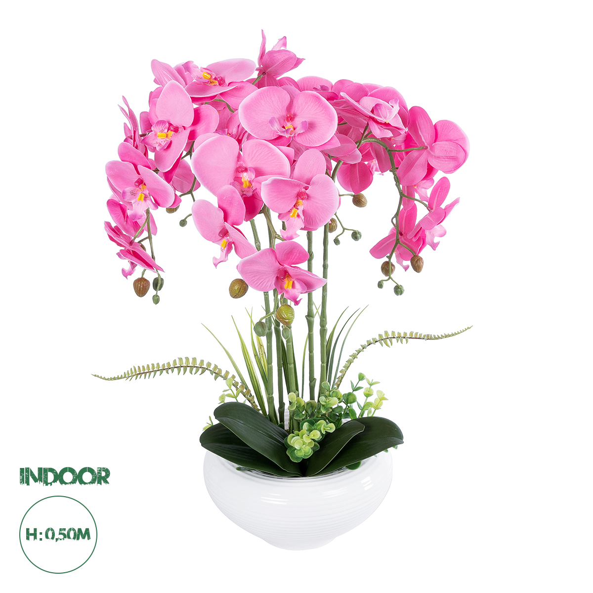 21124 GloboStar® Artificial Garden PINK ORCHID 21124 Διακοσμητικό Φυτό Ροζ Ορχιδέα Υ50cm 21124 GloboStar® Artificial Garden PINK ORCHID 21124 Διακοσμητικό Φυτό Ροζ Ορχιδέα Υ50cm