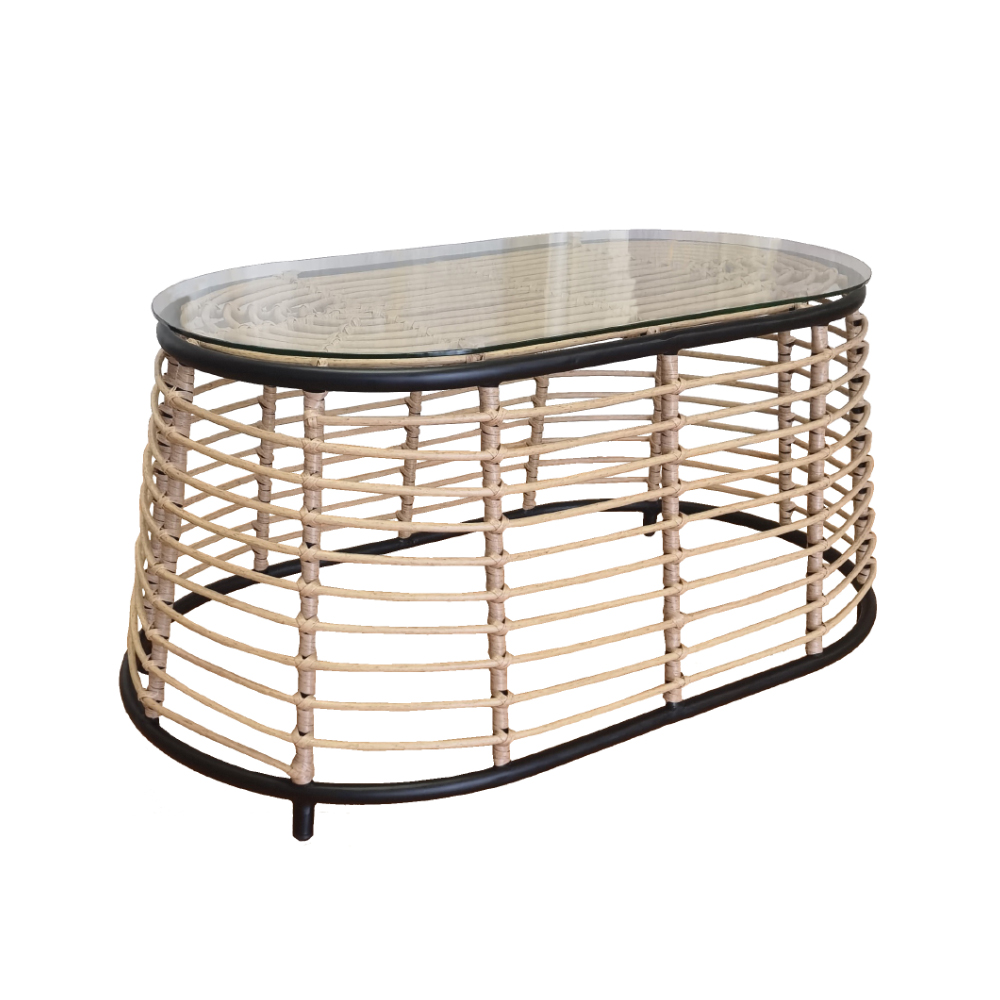 Liberta LOOM COFFEE TABLE ΦΥΣΙΚΟ 95x55xH45cm 95x55xH45cm 22-0052