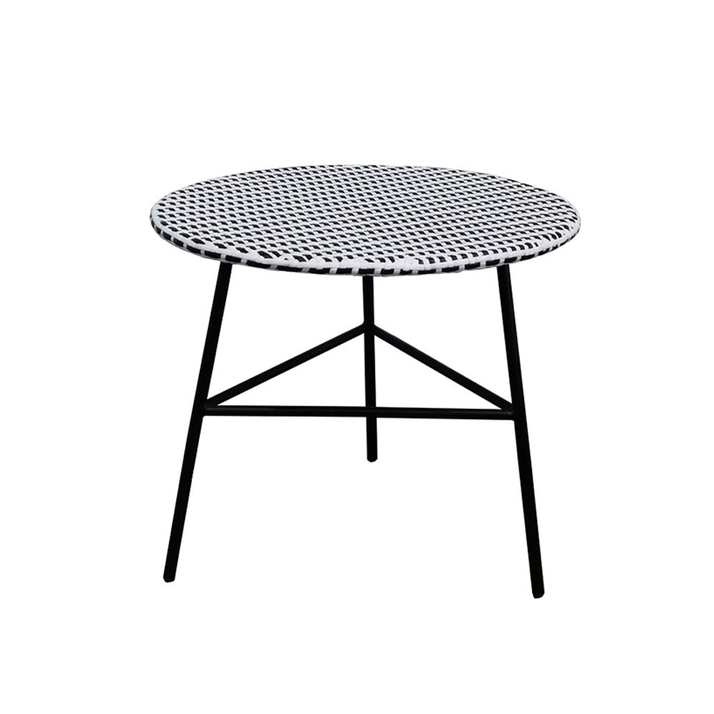 Liberta GRANADA COFFEE TABLE ΜΑΥΡΟ ΛΕΥΚΟ 65x65xH56cm 65x65xH56cm 22-0078 Liberta GRANADA COFFEE TABLE ΜΑΥΡΟ ΛΕΥΚΟ 65x65xH56cm 65x65xH56cm 22-0078