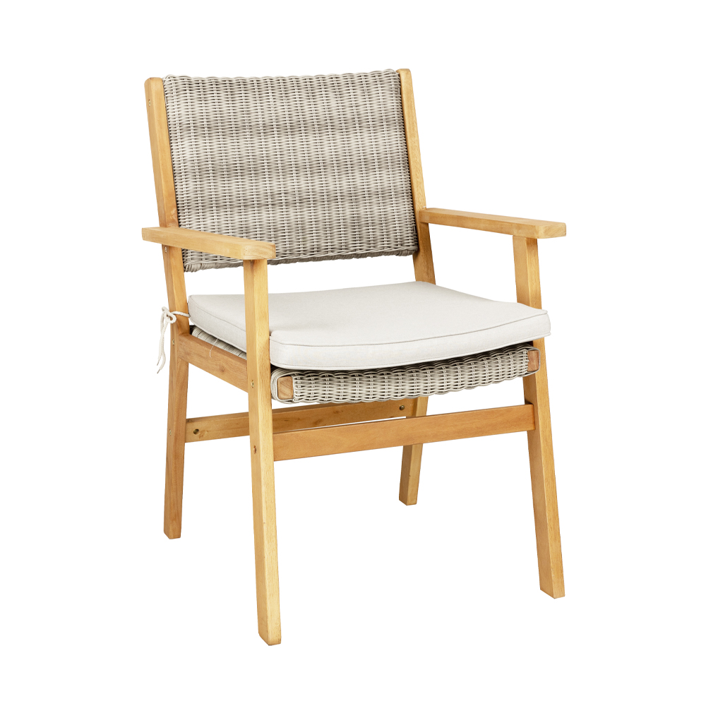 Liberta CAPRI ΚΑΡΕΚΛΑ ΛΕΥΚΟ ΓΚΡΙ 64,2x60xH88,5cm 64,2x60xH88,5cm 22-0096