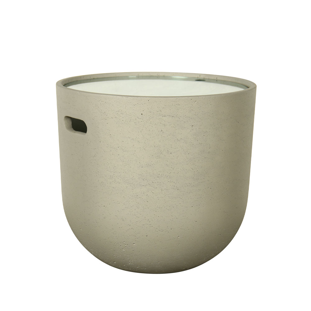 Liberta CAP COFFEE TABLE CEMENT ΑΝΟΙΧΤΟ 49x49xH45cm 49x49xH45cm 22-0102 Liberta CAP COFFEE TABLE CEMENT ΑΝΟΙΧΤΟ 49x49xH45cm 49x49xH45cm 22-0102