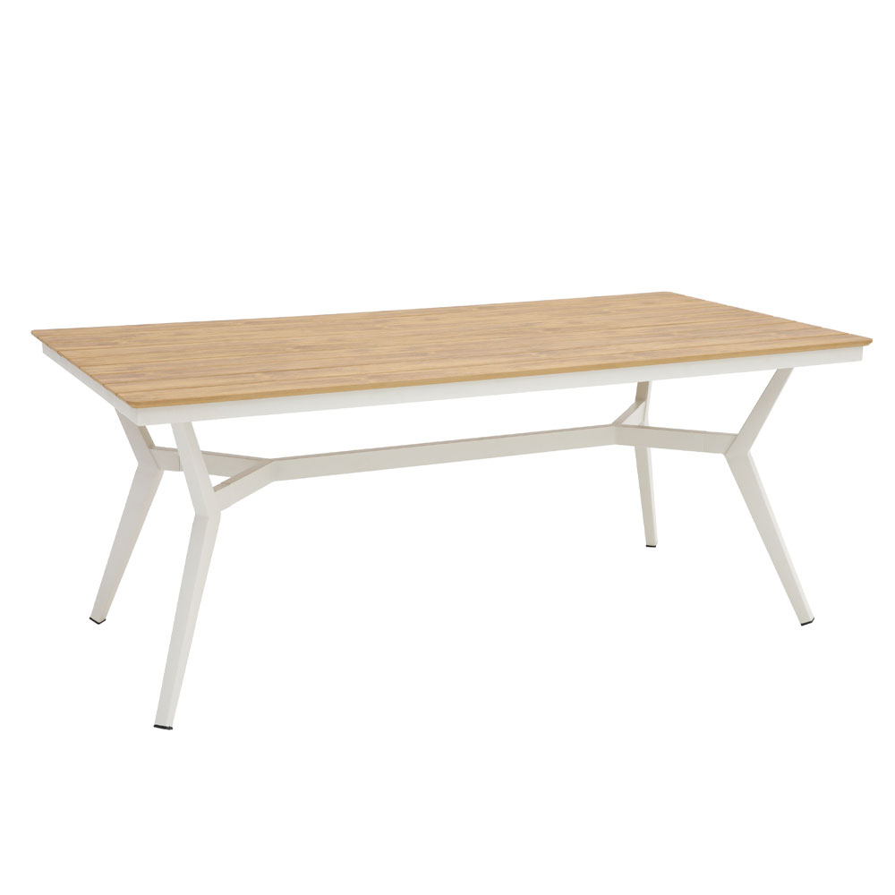 Liberta BRIDGE ΤΡΑΠΕΖΙ ΛΕΥΚΟ ΦΥΣΙΚΟ 180x90xH75cm 180x90xH75cm 22-0202