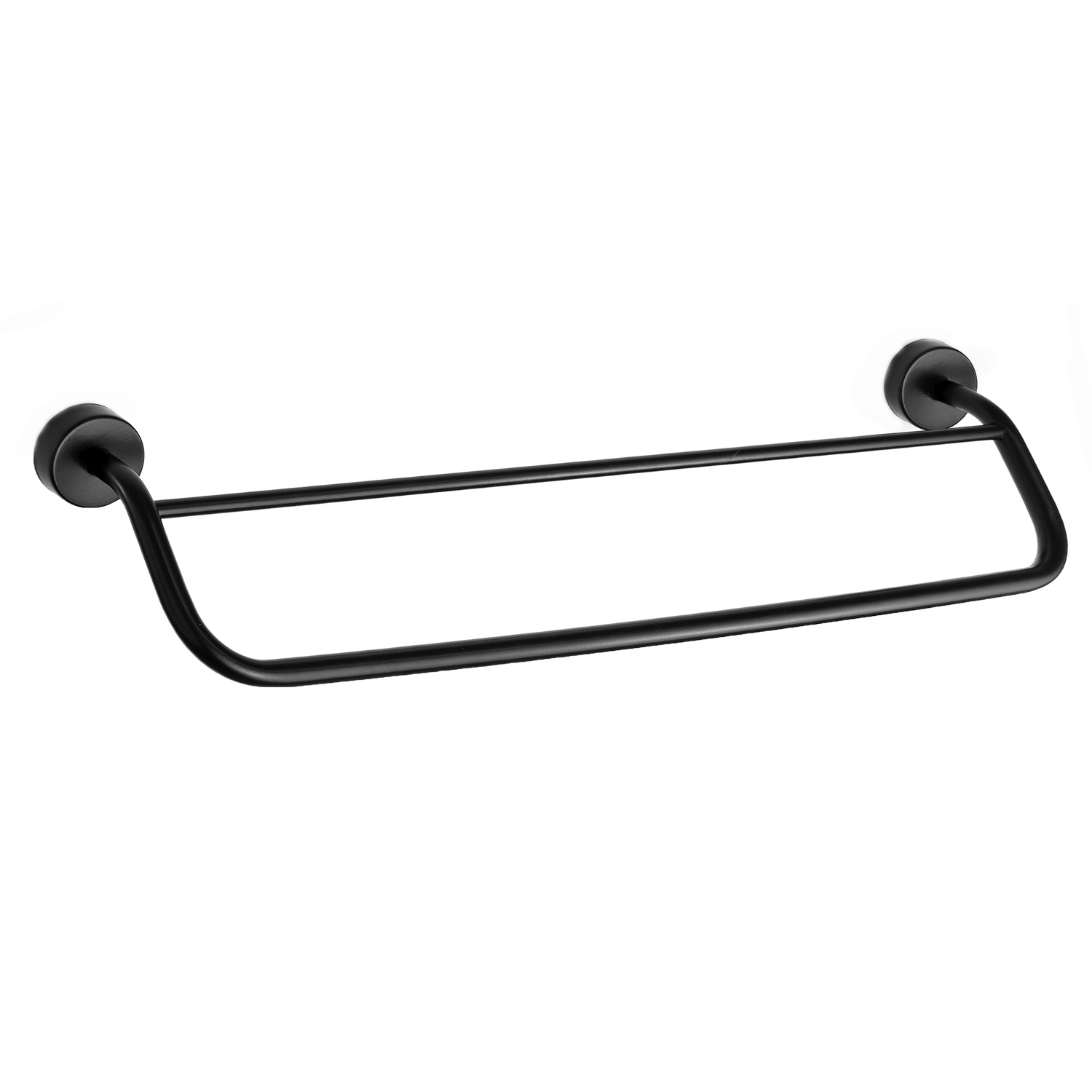 KARAG  MODERNO Πετσετοκρεμάστρα διπλή MODERNO 2262 55 Μαύρη ματ KARAG 60cm KARAG-3800201583459